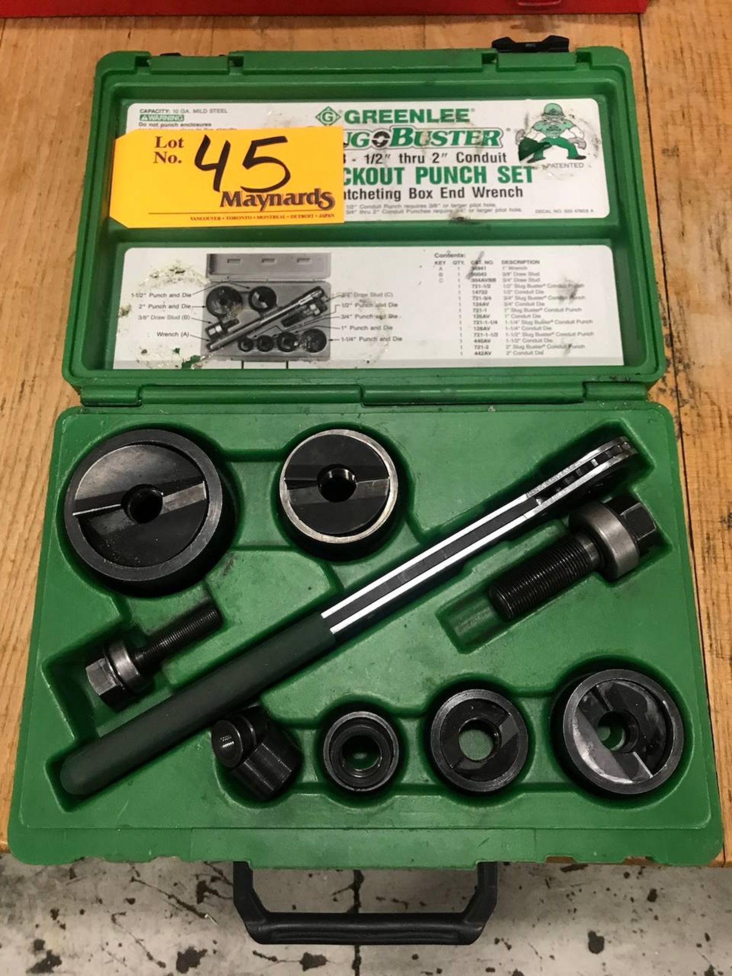 Greenlee Knockout Punch Set