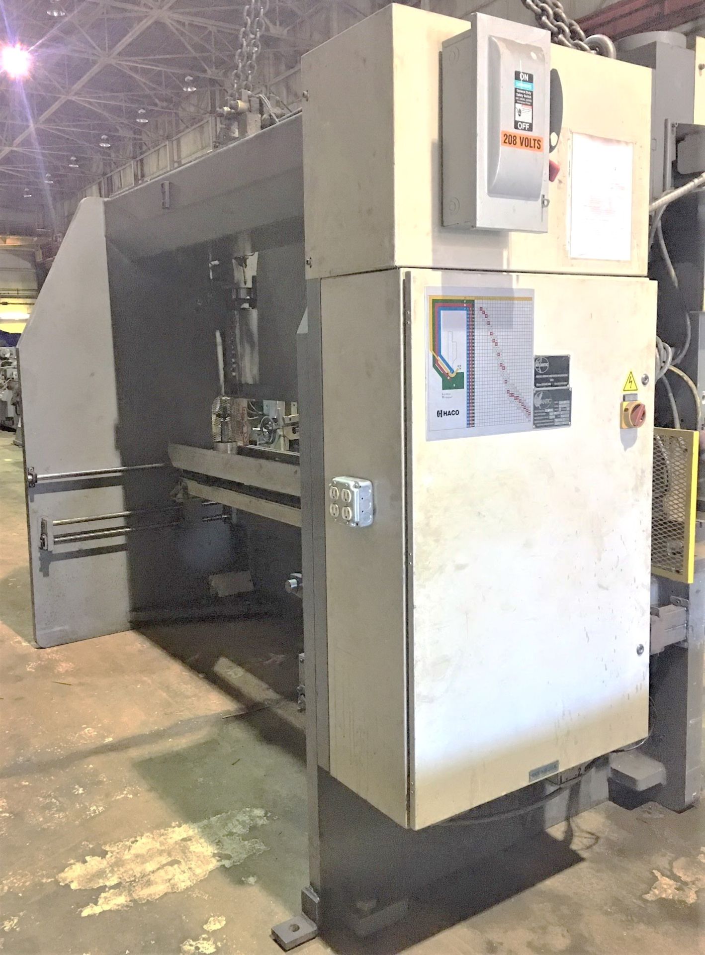 Haco Atlantic CNC Hydraulic Press Brake 120 Ton x 10', Located In Painesville, OH - 8615P - Image 9 of 14