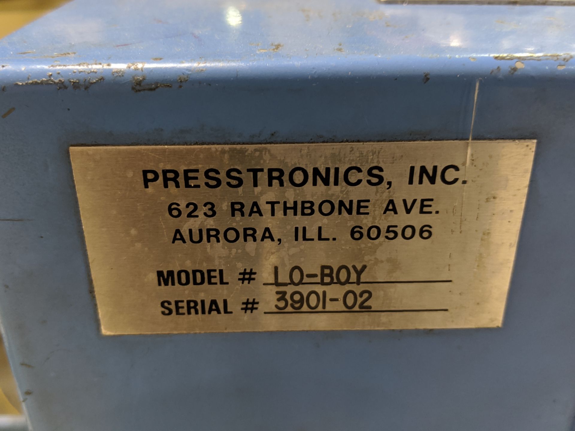 Presstronics LO-BOY DeCoiler, S/N: 3901-02 - Image 4 of 4