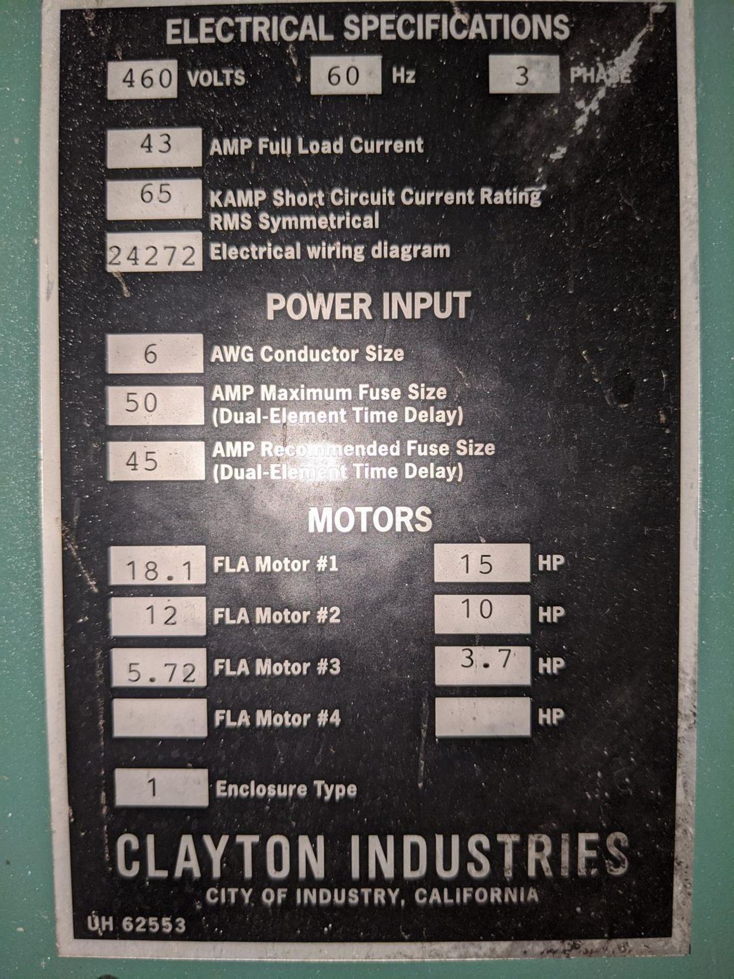 Clayton Industries Mdl: SEG-254-2.5-F MB Steam Generator: 100 BTU/Cu.Ft., Allen Bradley PanelView - Image 7 of 11