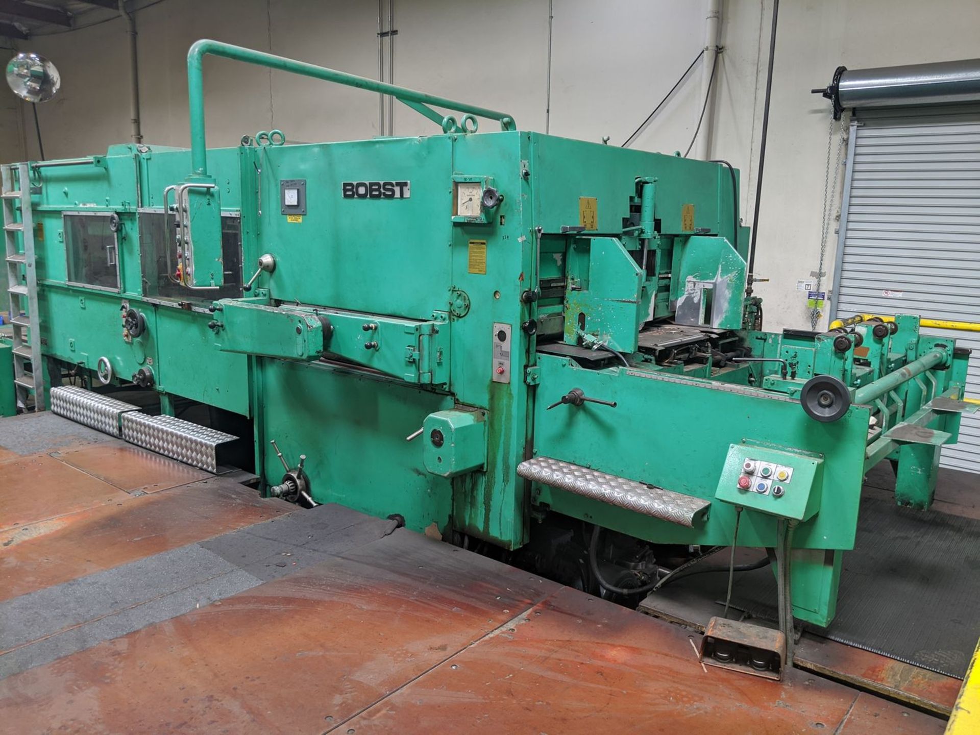 1984 Bobst Mdl: SPO1600 1984 43" X 63" Automatic Platen Die Cutter: Equipped With Centerline, - Image 2 of 25