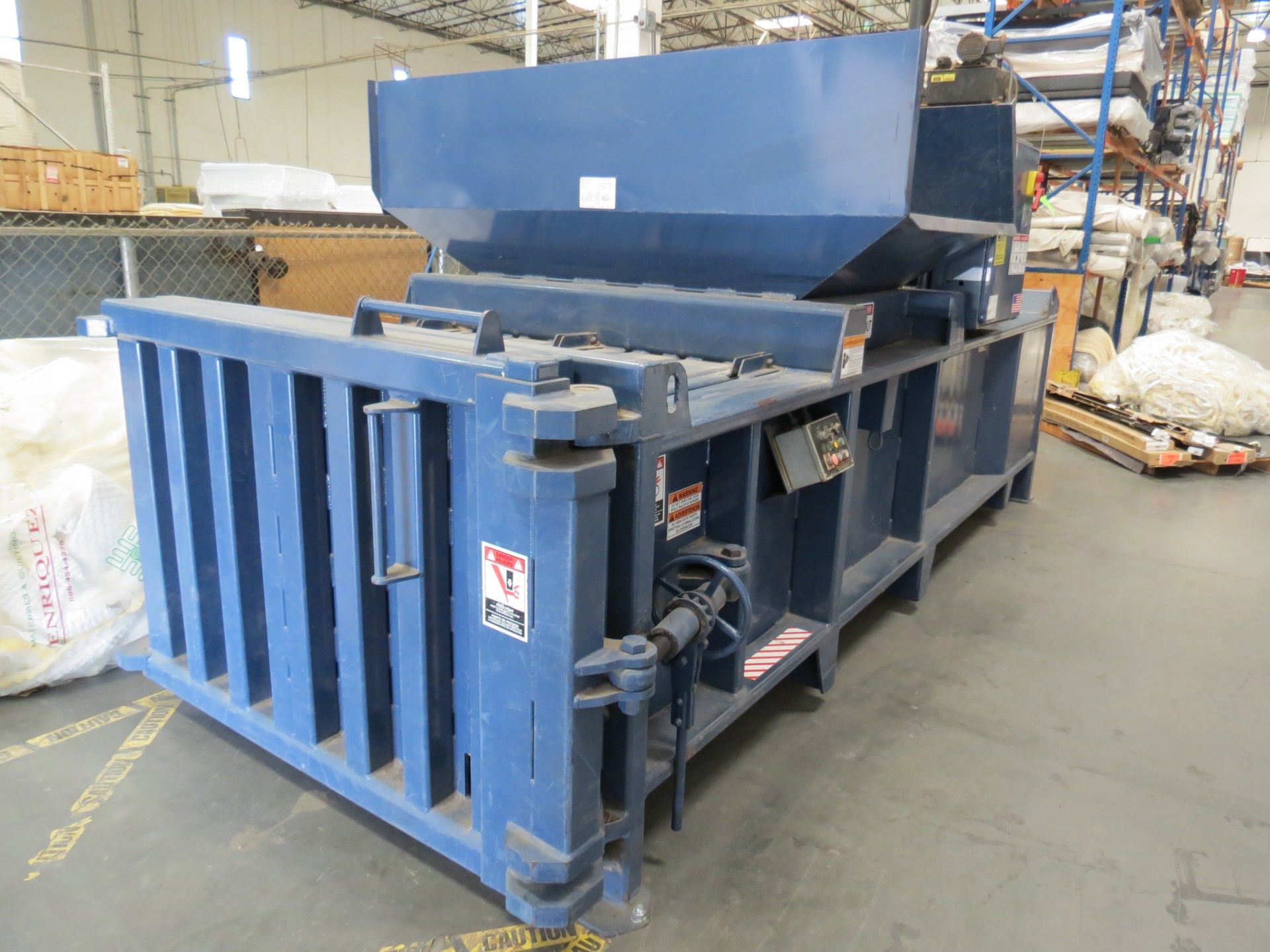 1996 Excel EX60-2 Horizontal Baler - Serial: EX 2021 - Unit Reconditioned In 2016 - 20 Hp - Twin Ram - Image 3 of 5