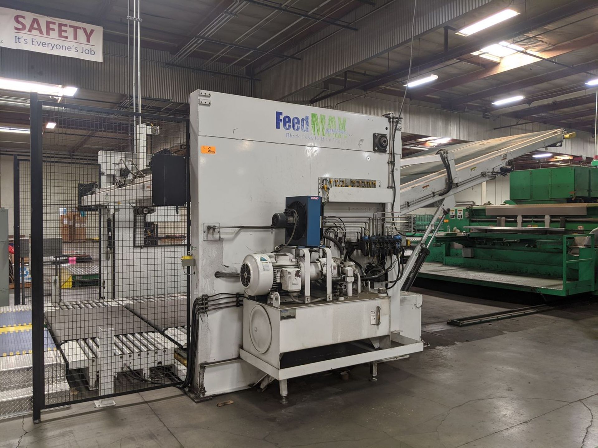 2012 Alliance Mdl: Feedmax Block Push Bottom Feeder 66" x 135" Prefeeder, (Loc. Santa Fe)