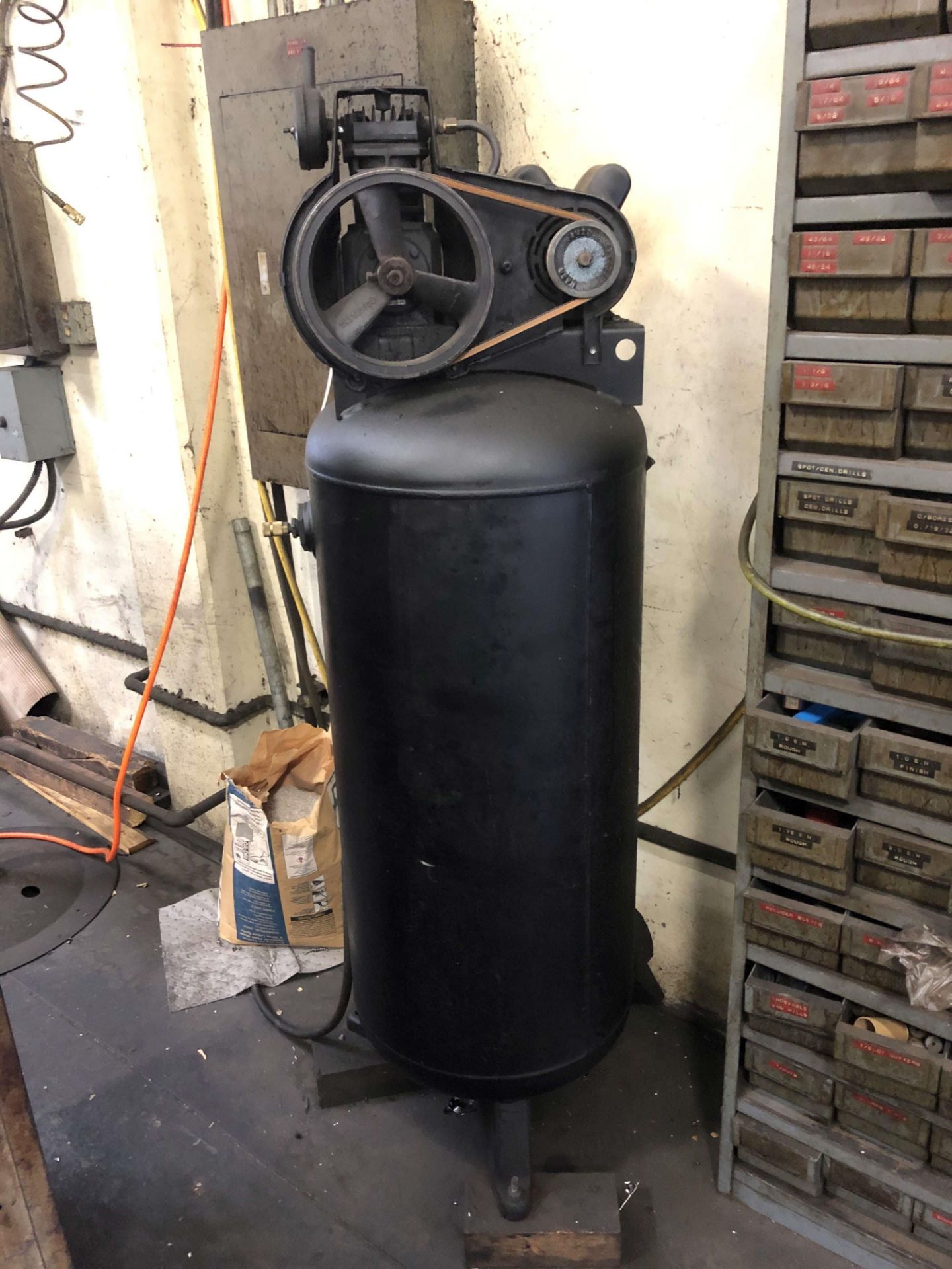 Kobalt 3.7 HP Air Compressor, 60 Gallon Vertical Tank (Not Operational) - Image 2 of 3