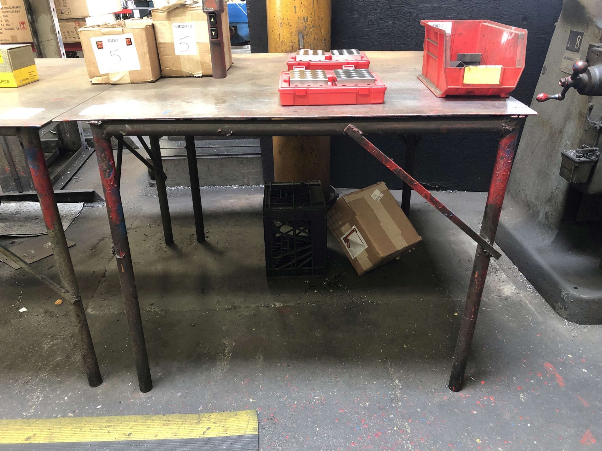 Metal Table (4' x 4' x 3' High)