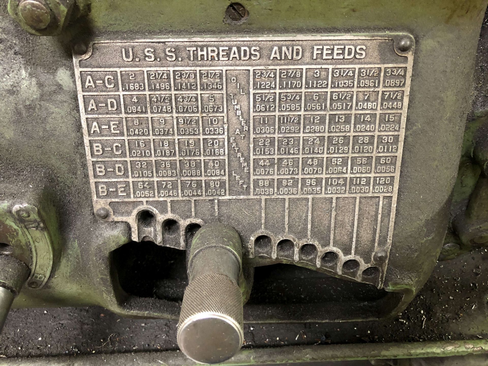 20.5" x 48" Monarch Lathe, Model 18C, 16 to 650 RPM, 1-1/2" Hole Through Spindle, 10" 3-Jaw Chuck, - Image 5 of 6