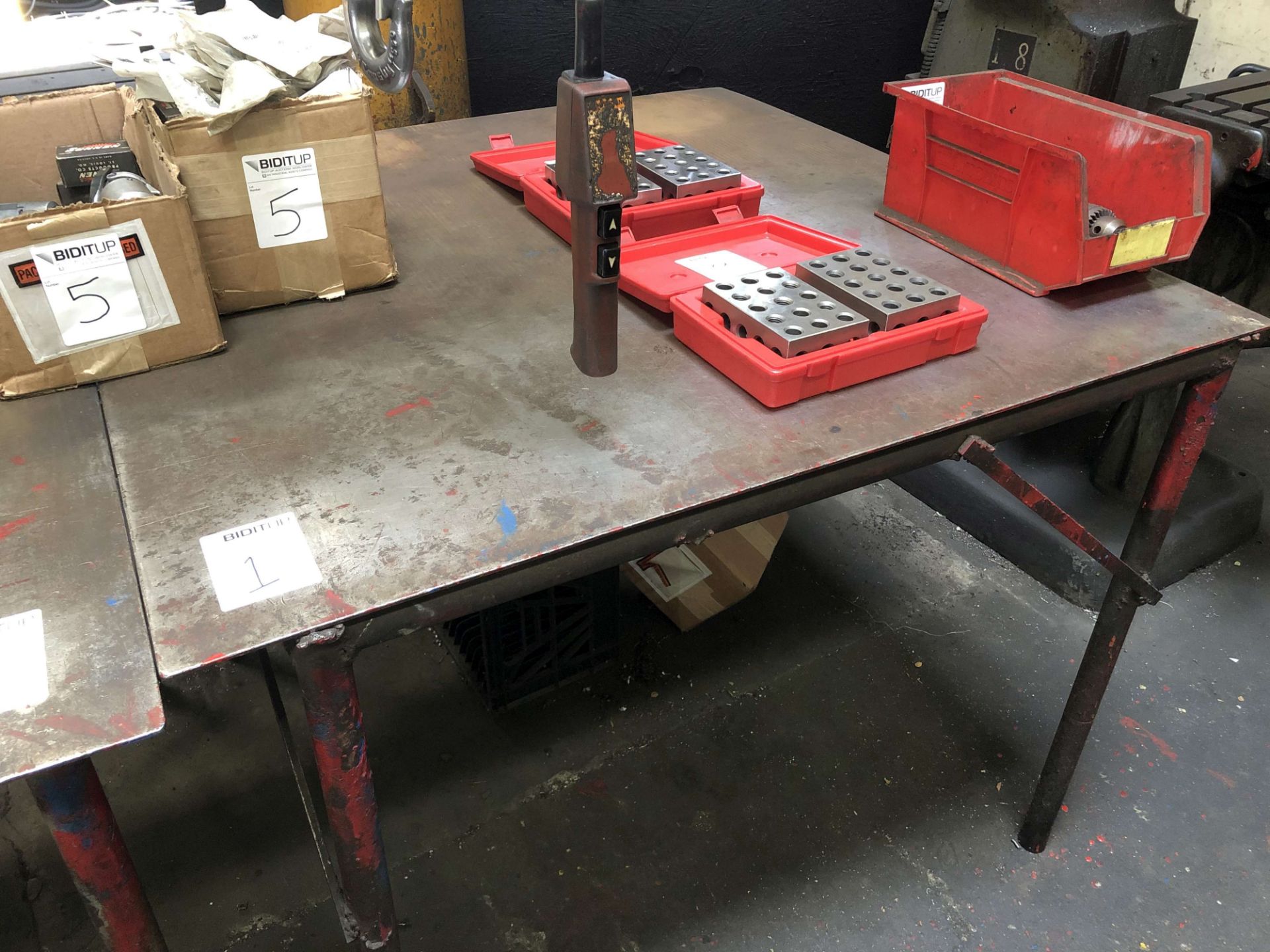 Metal Table (4' x 4' x 3' High) - Image 2 of 2