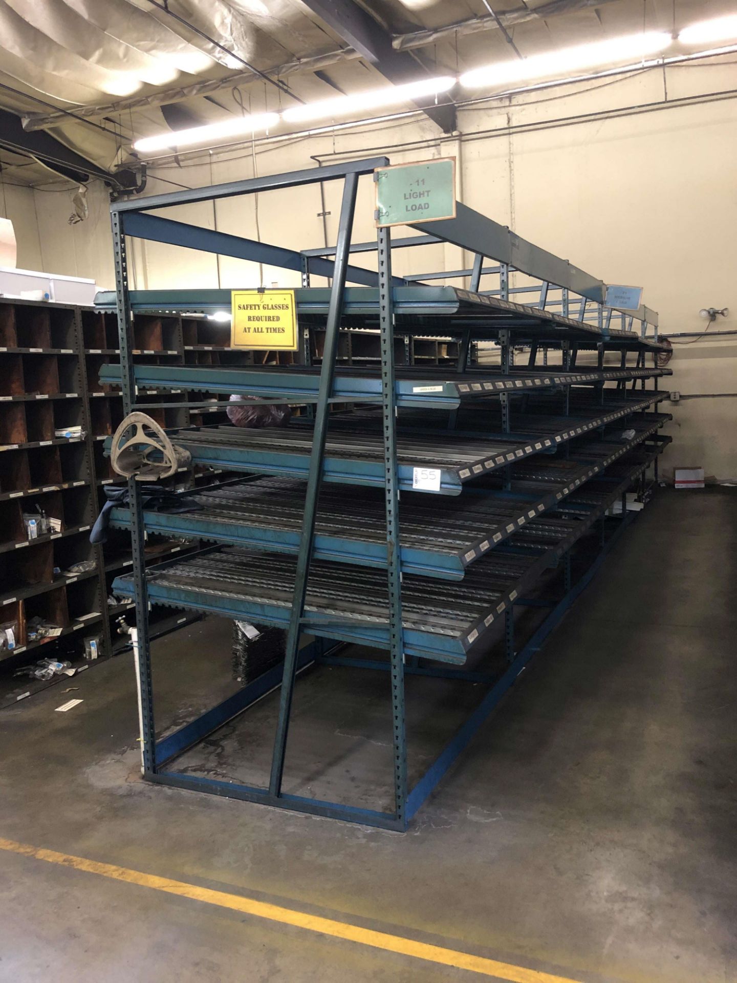 (2) Rows of Quickpick 5-Tier Gravity Flow Rack w/ Roller Lanes Decking, Shelves: 58" W x 5' Depth, - Image 3 of 6