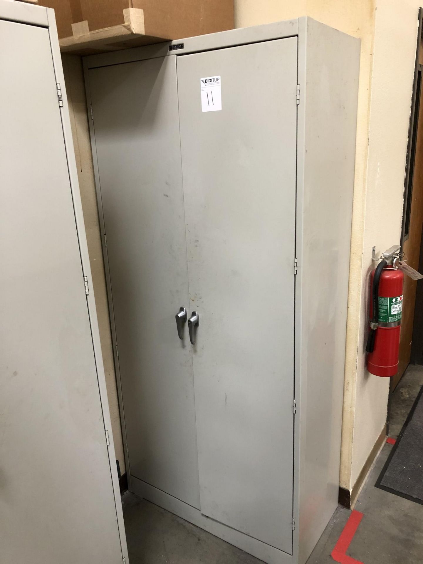 Tennsco 2-Door Cabinet (3' W x 18" D x 78" High) w/ EDM Accessories/Contents