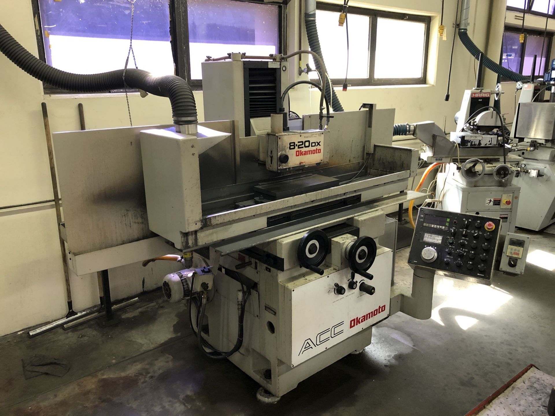 Okamoto ACC-8-20DX Surface Grinder, 8" x 20" Electro Magnetic Chuck, S/N 62586 (SPT #213) - Image 2 of 10