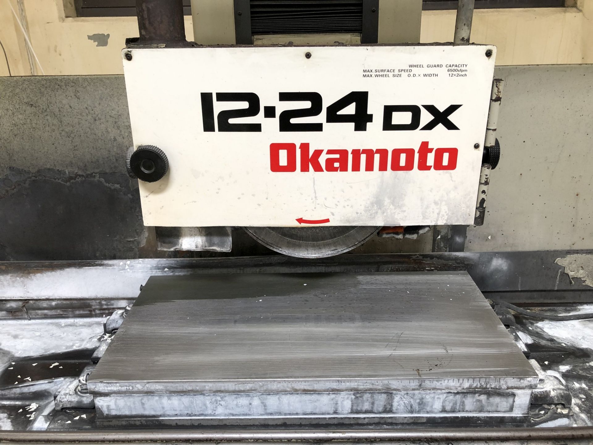 Okamoto ACC-12-24DX Surface Grinder, 12" x 24" Electro Magnetic Chuck, S/N 63793 (SPT #21) - Image 4 of 12