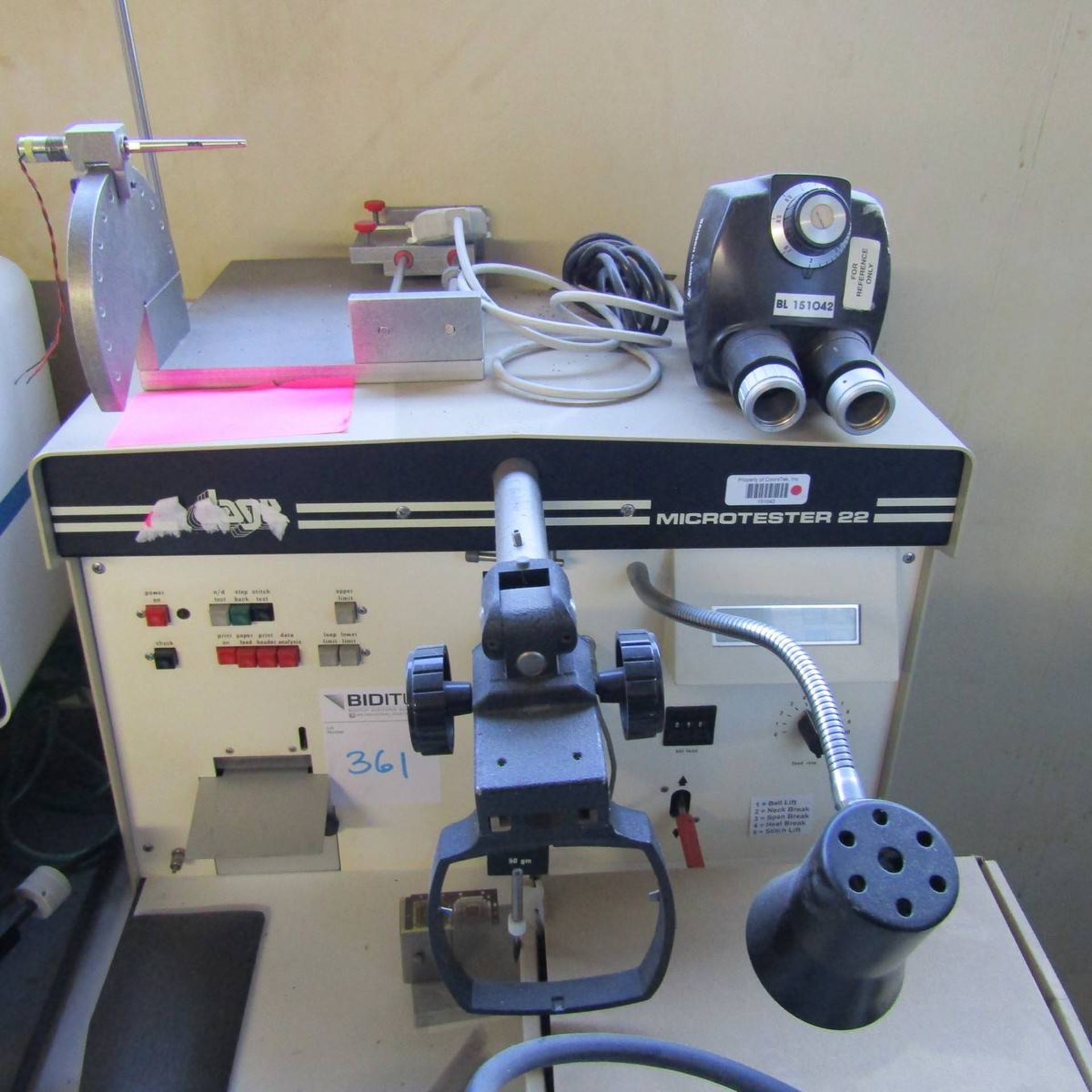 Dage Microtester 22 Wire Bond Puller & Shear Tester - Image 2 of 4