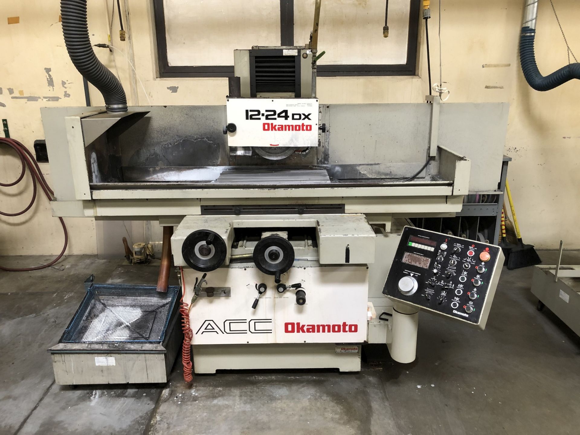Okamoto ACC-12-24DX Surface Grinder, 12" x 24" Electro Magnetic Chuck, S/N 63793 (SPT #21)