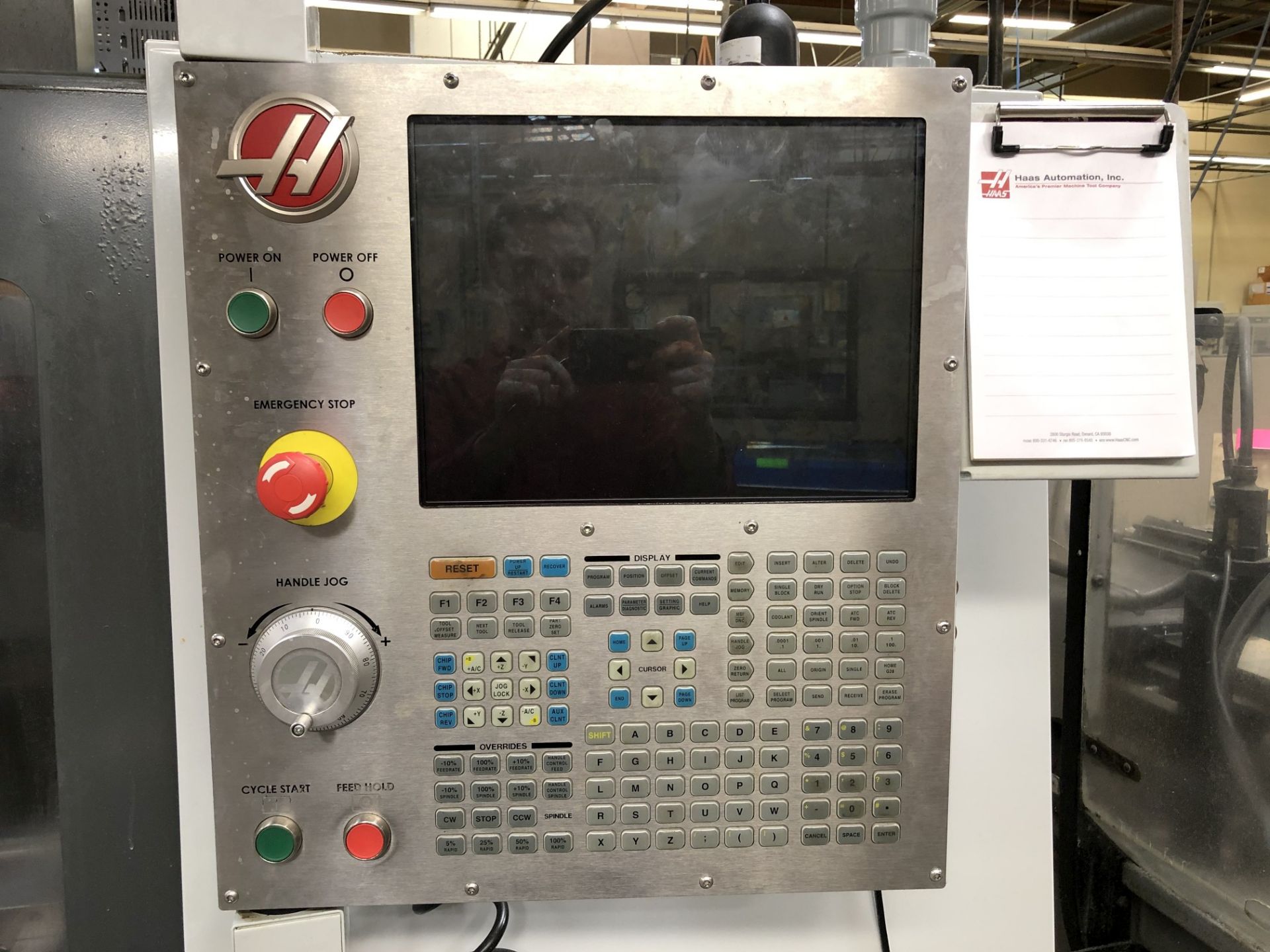 2014 Haas TM-1P Vertical Machining Center, X=30", Y=12", Z=16", 6000 Max RPM, 10 ATC, 10-1/2" x 41- - Image 3 of 11