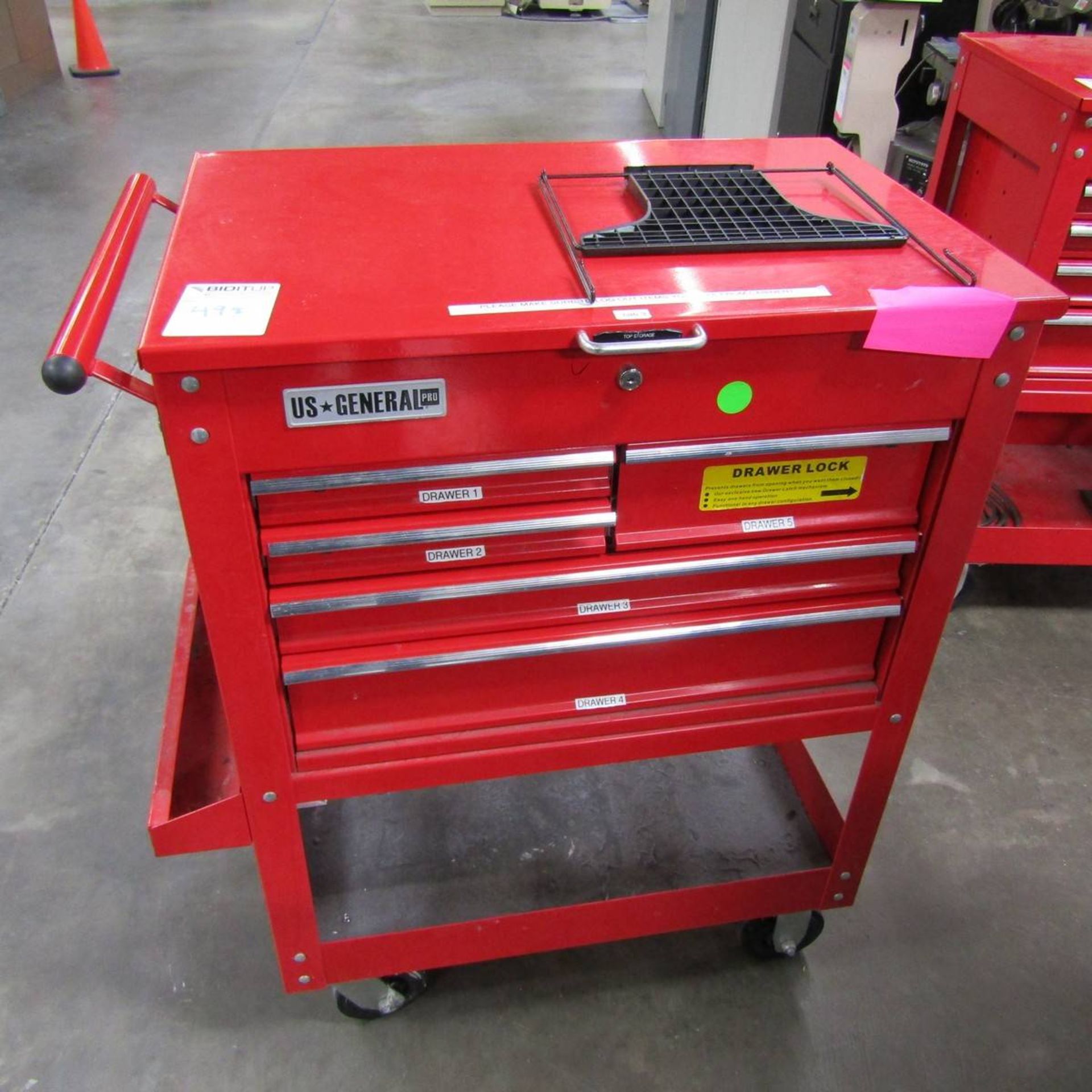U.S. General 6-Drawer Tool Box on Casters