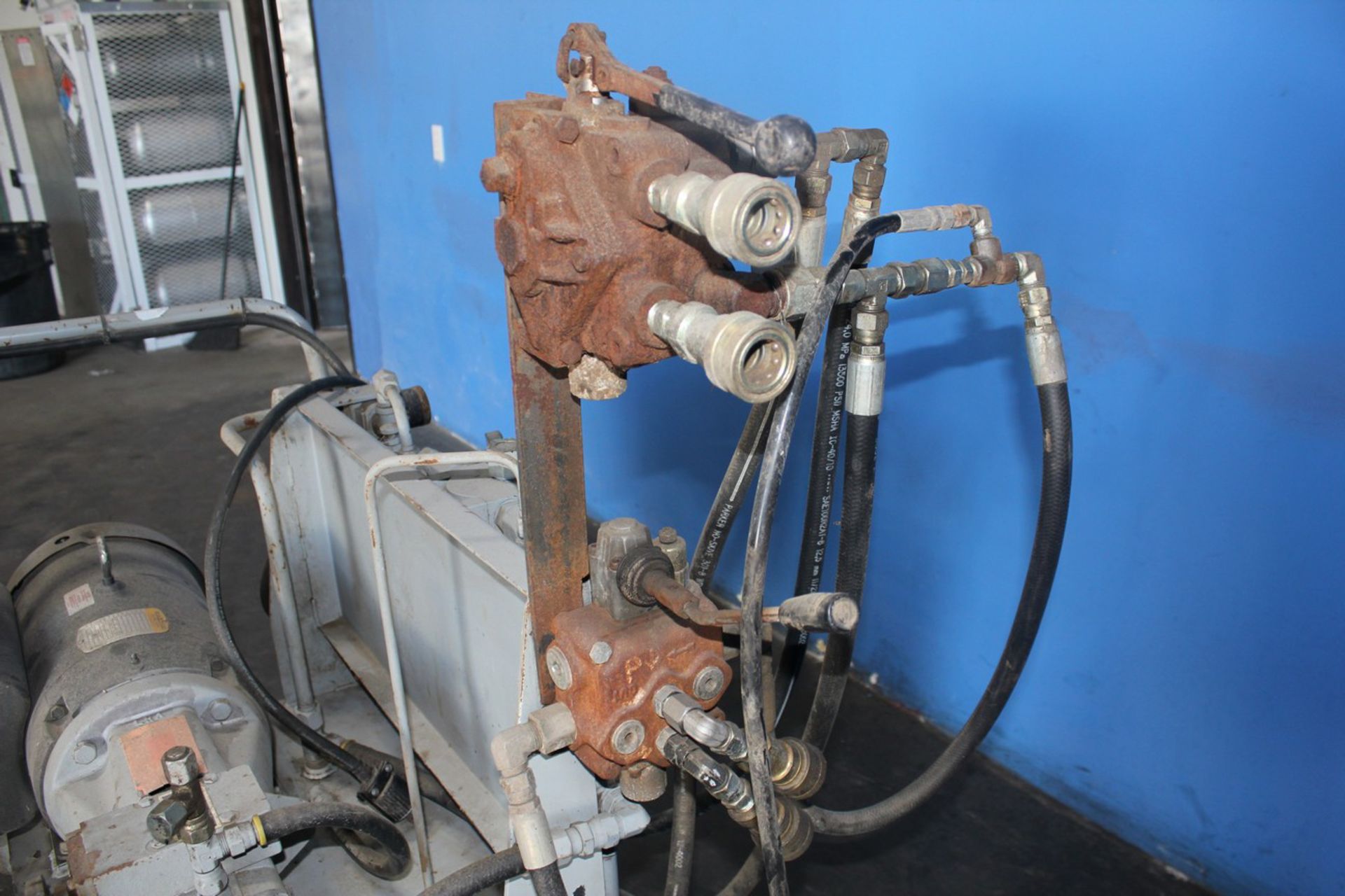 Hydra Oilgear Portable Hydraulic Unit | 1.3 GPM x 10 HP, Mdl: PBW06LZAGON, S/N: Y85LM-87323 - - Image 5 of 9