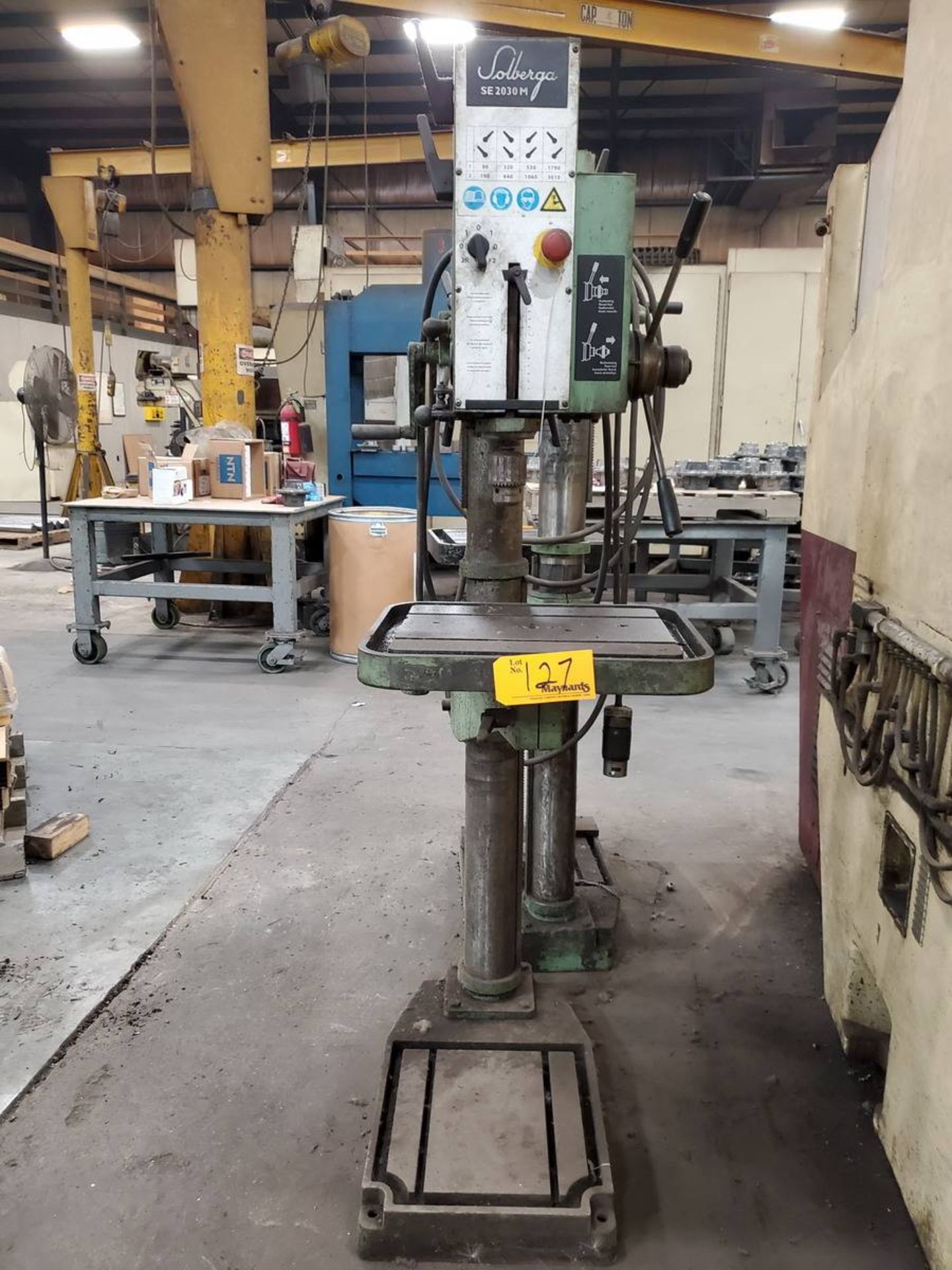 2008 Solberga SE 2030M 25" Drill Press W/ 12-1/2" Throat