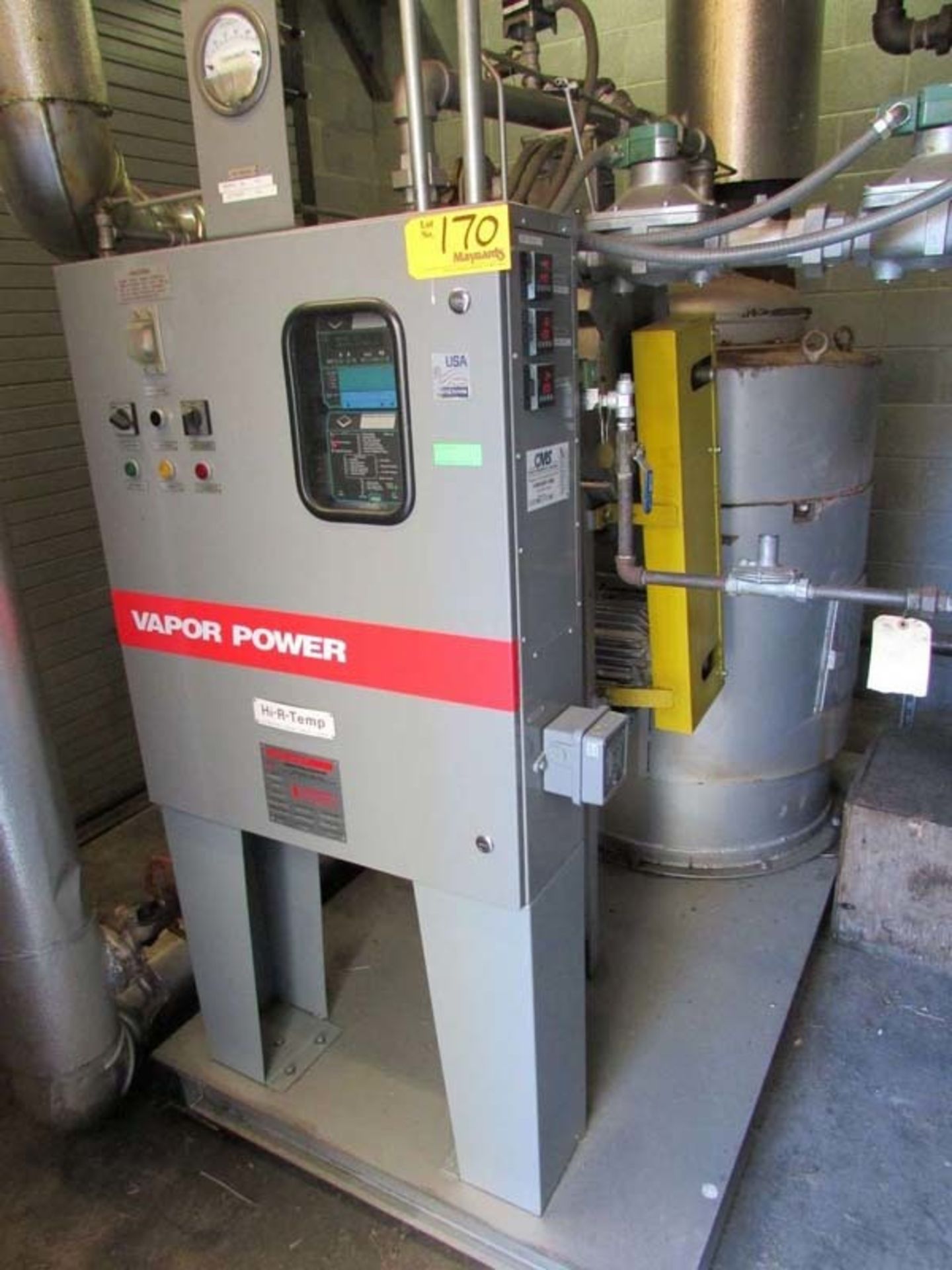 2006 Vapor Power Natural Gas Water Boiler | 5 PSI x 3 HP, Mdl: OG-4242-AHK, S/N: 23429 - Located In: