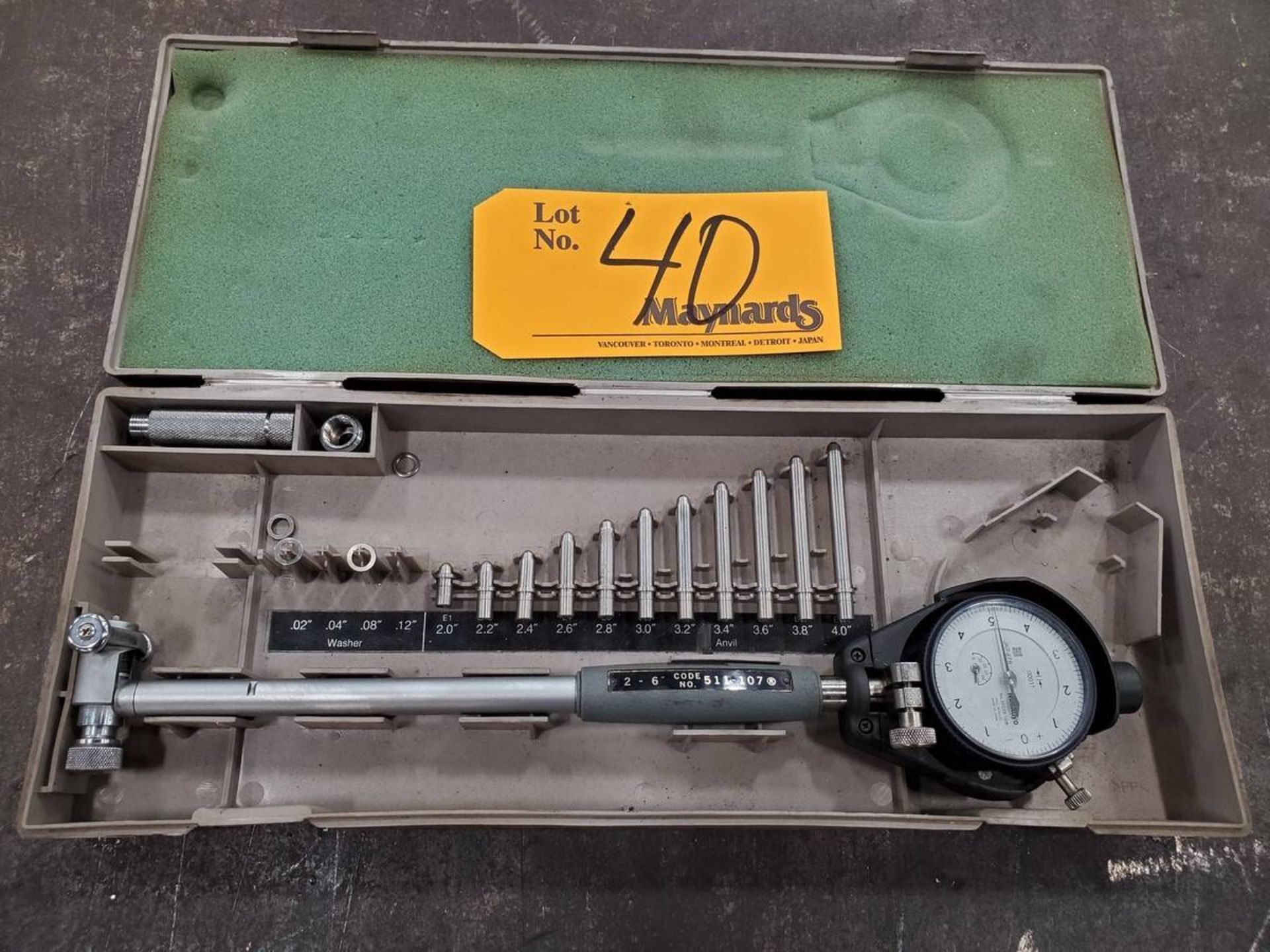 Mitutoyo 2-4" Dial Bore Gauge Set