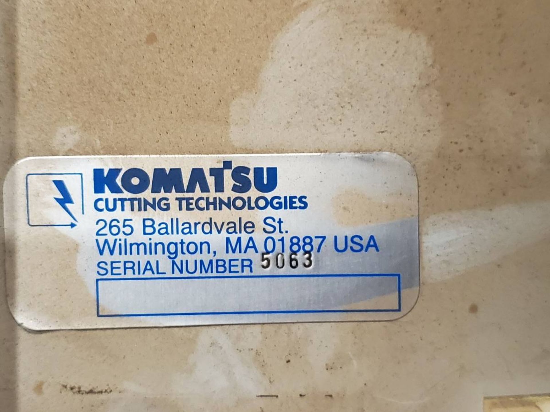 Komatsu RASOR CNC Plasma Cutter - Image 11 of 13