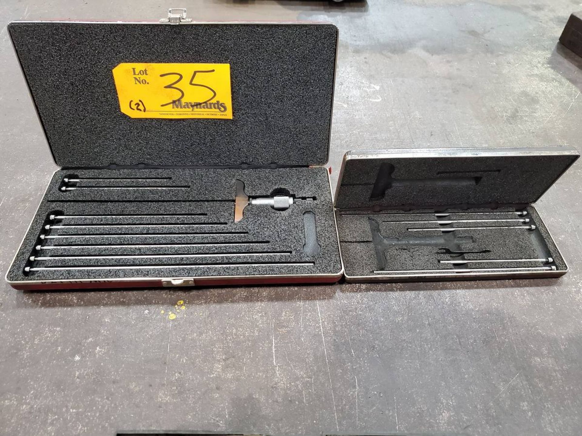 Starrett 445 (2) Depth Micrometer Sets