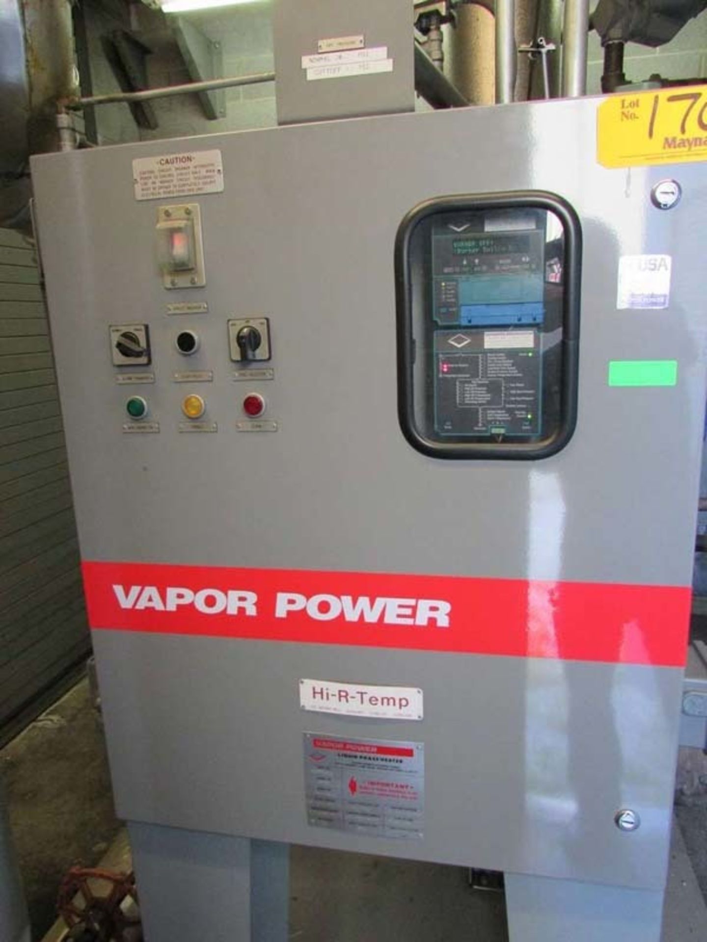 2006 Vapor Power Natural Gas Water Boiler | 5 PSI x 3 HP, Mdl: OG-4242-AHK, S/N: 23429 - Located In: - Image 2 of 10