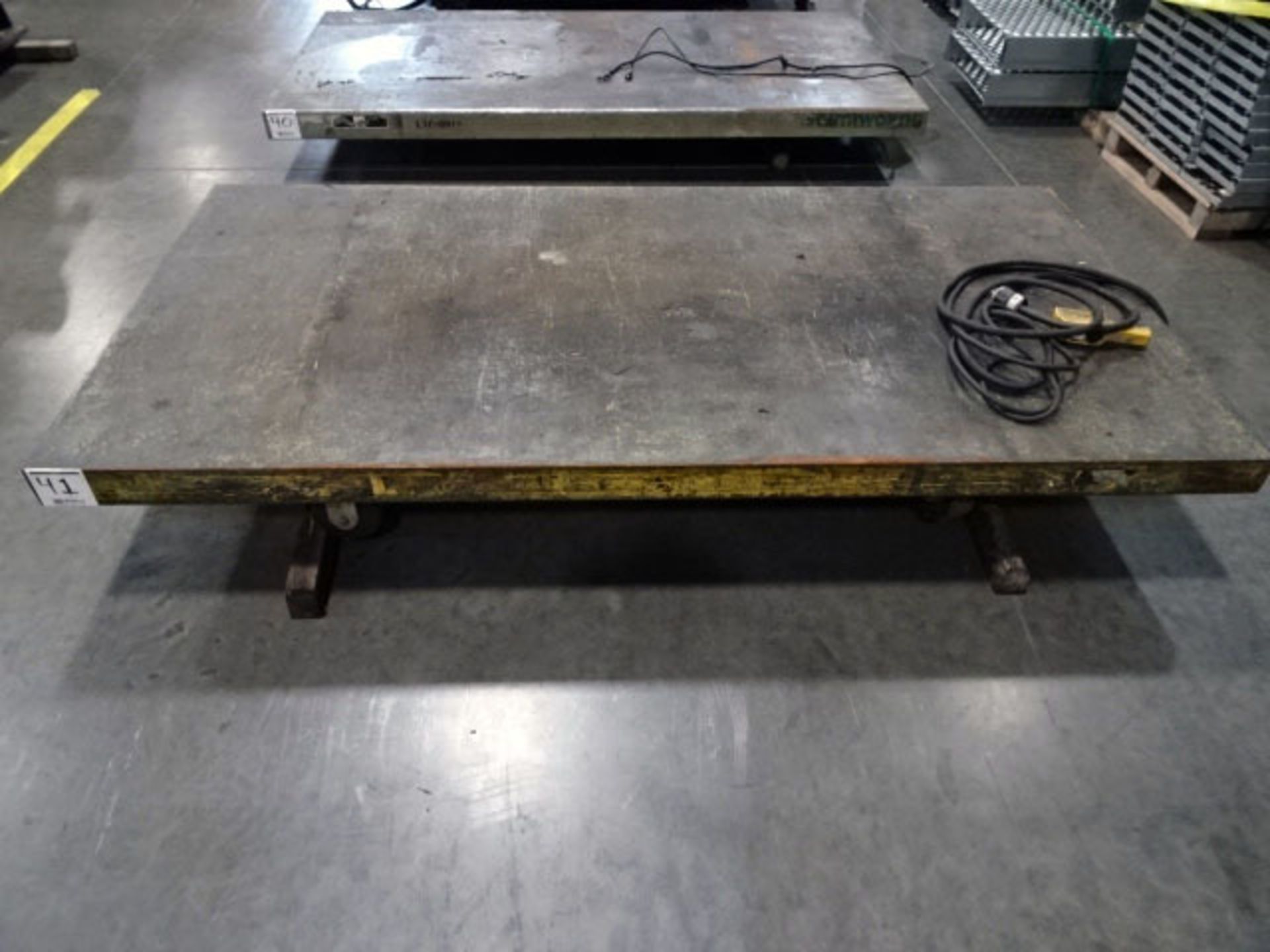 Autoquip Hydraulic Scissor Lift Table | 4,000 Lb. x 96" x 48", Mdl: Series 35, S/N: - Located In: - Image 2 of 2