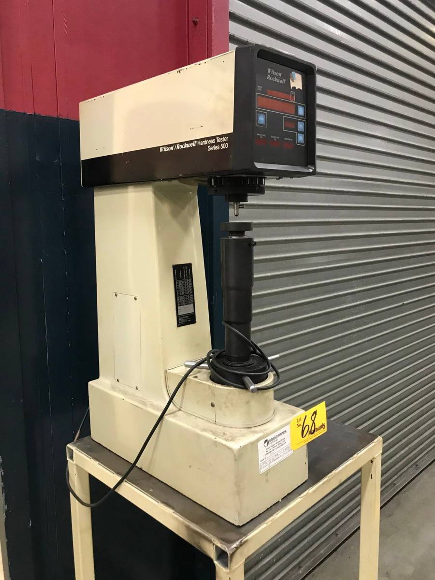 Wilson/ Rockwell B524T Series 500 Hardness Tester 7'' Throat, 12