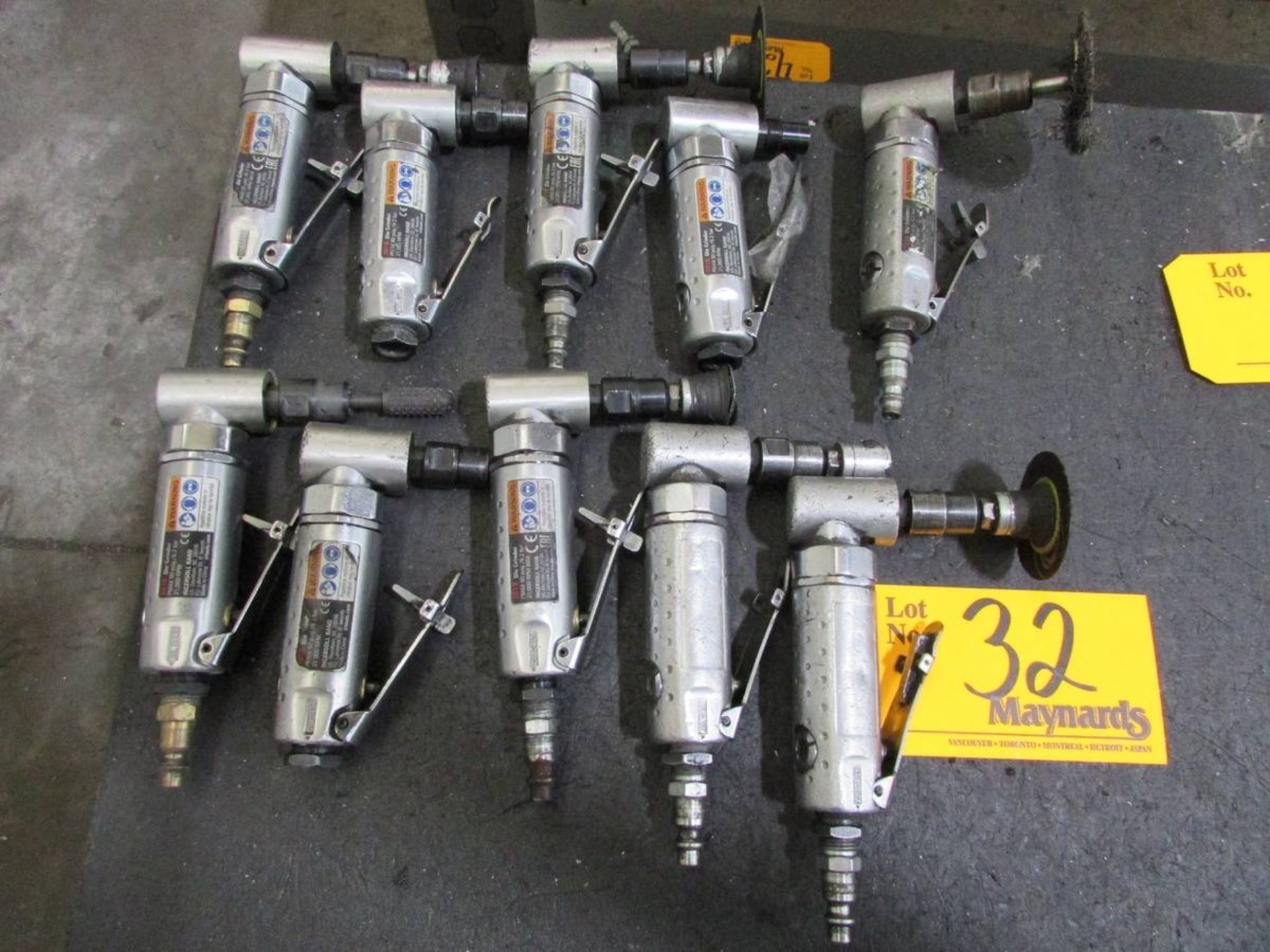 Ingersoll Rand 301B Pneumatic Angle Die Grinders