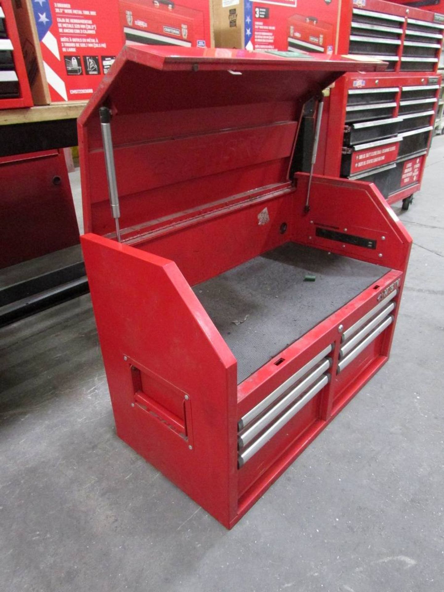 Husky H36CH6LER 36" Open Top 6-Drawer Tool Chest - Image 3 of 3