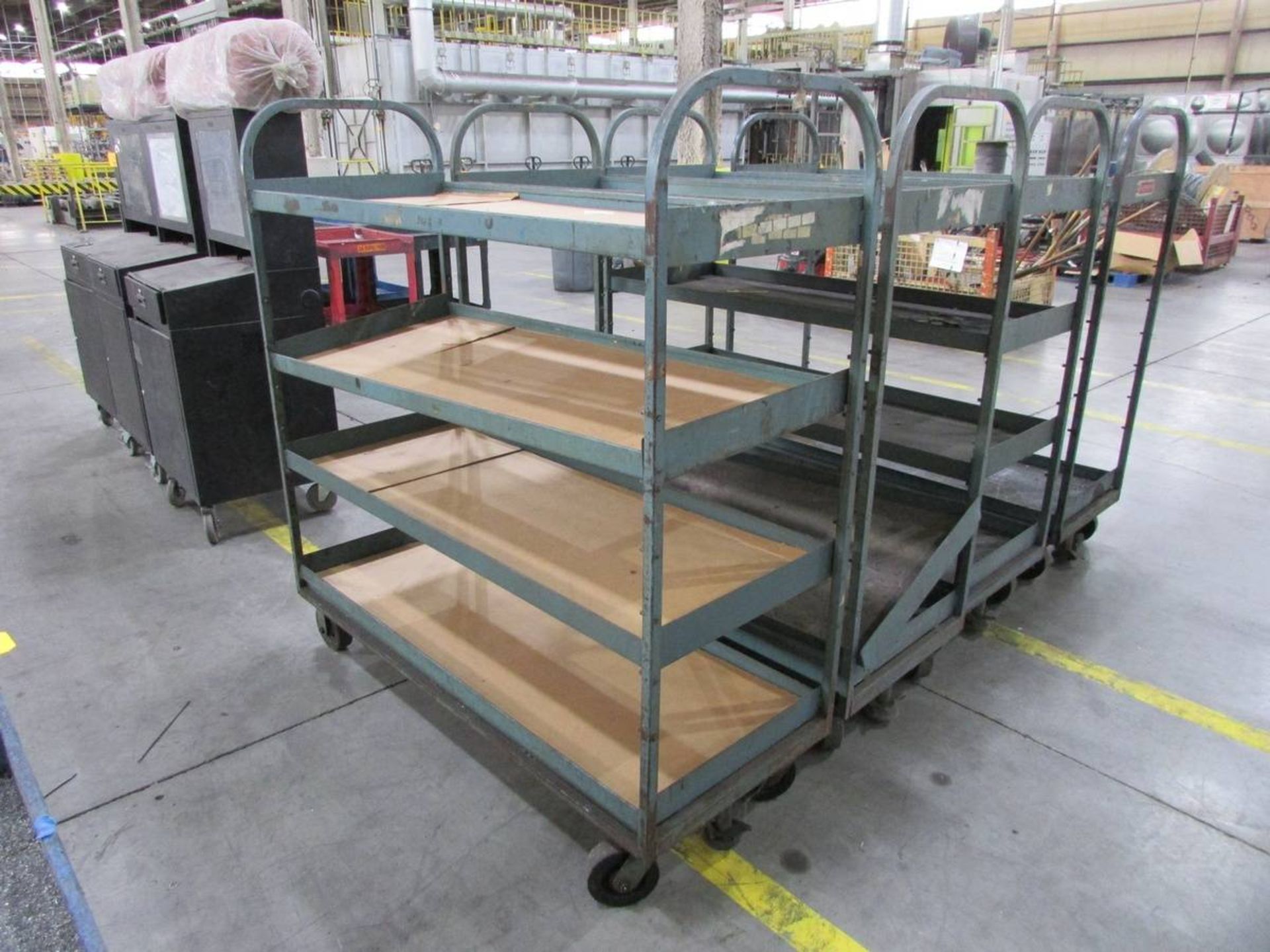 Multi Tiered Metal Shop Carts - Image 2 of 2