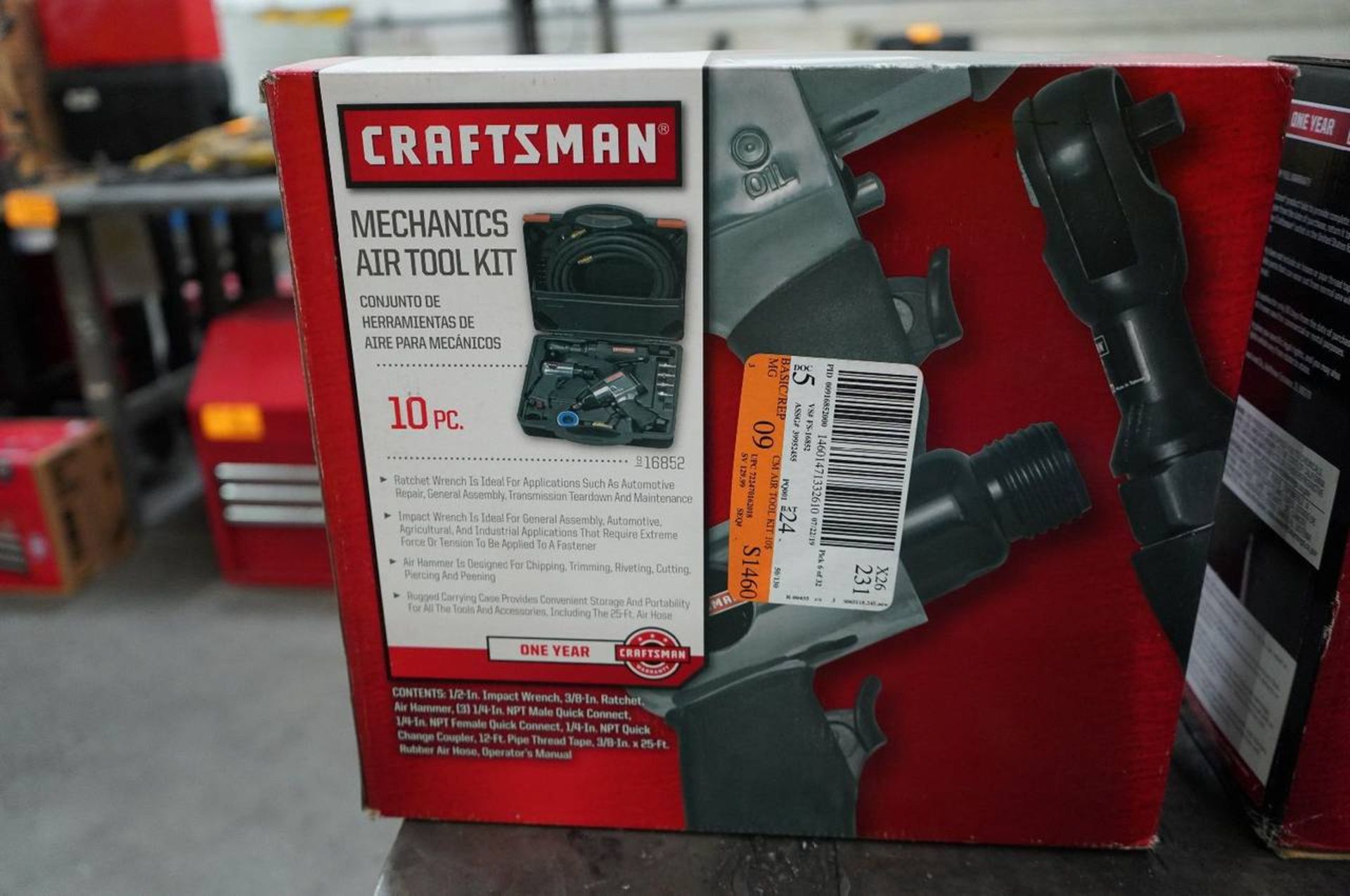 Craftsman 10 Pcs Machanics Air Tool Kit - Image 2 of 2