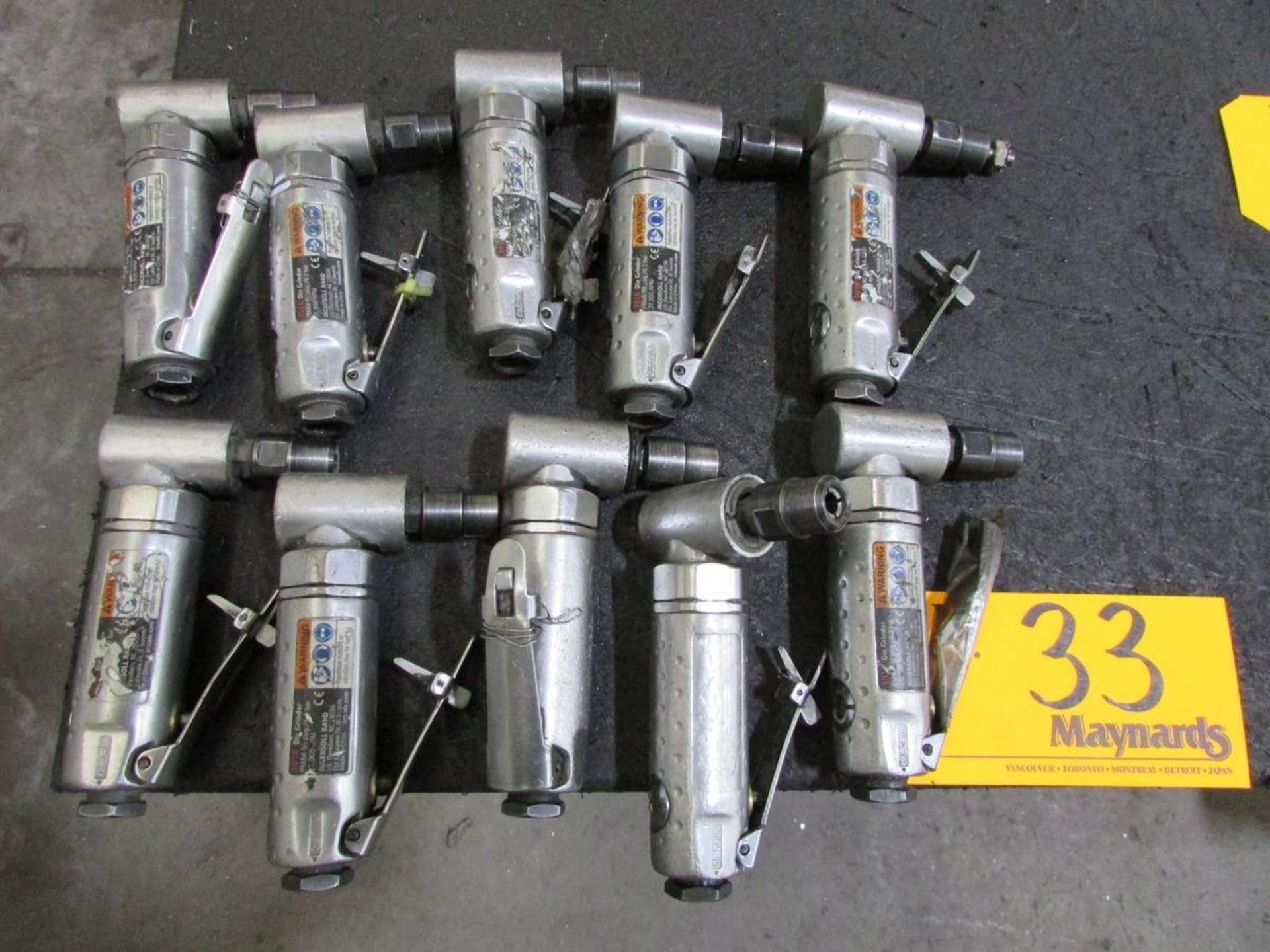 Ingersoll Rand 301B Pneumatic Angle Die Grinders