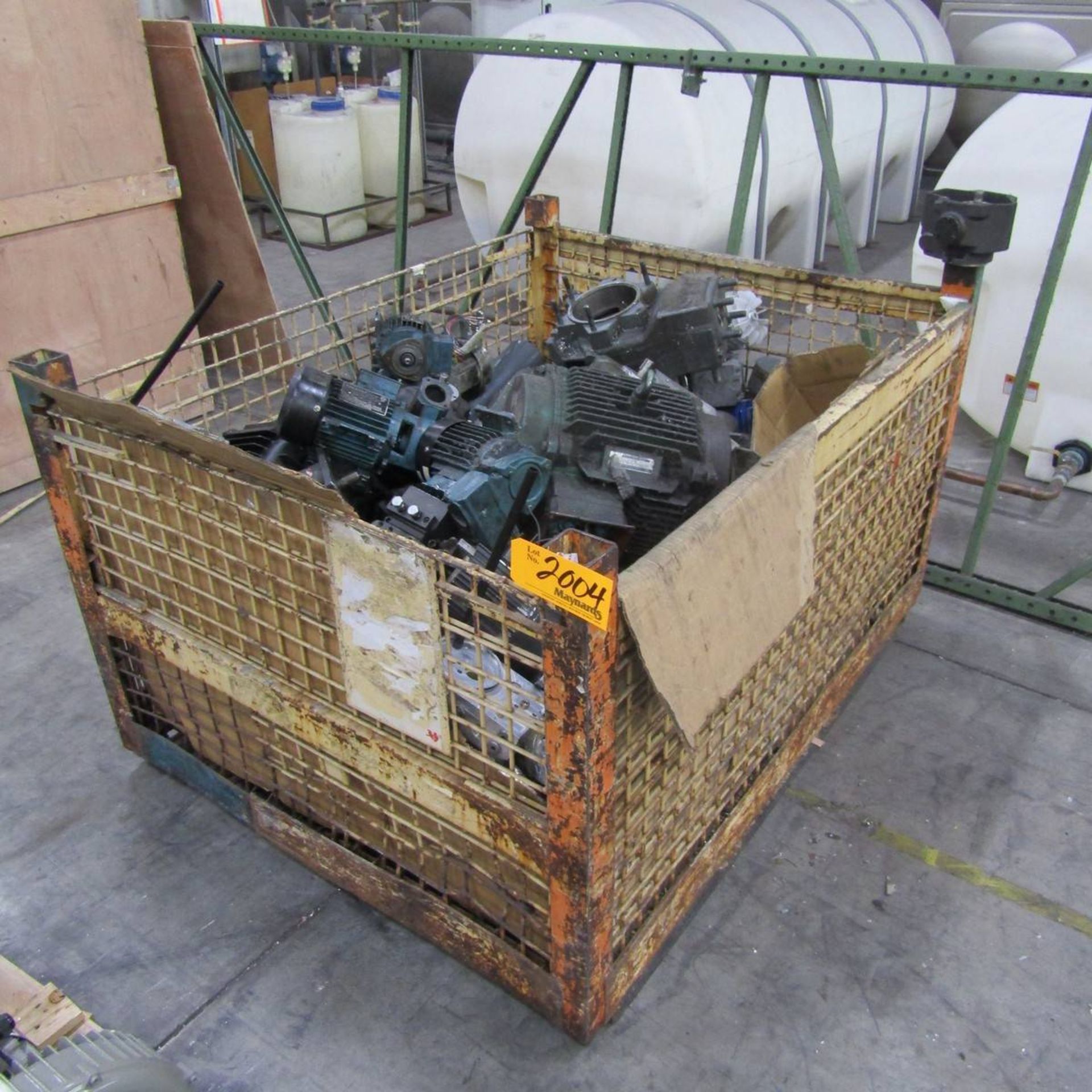 Crate of Induction Motor Spares