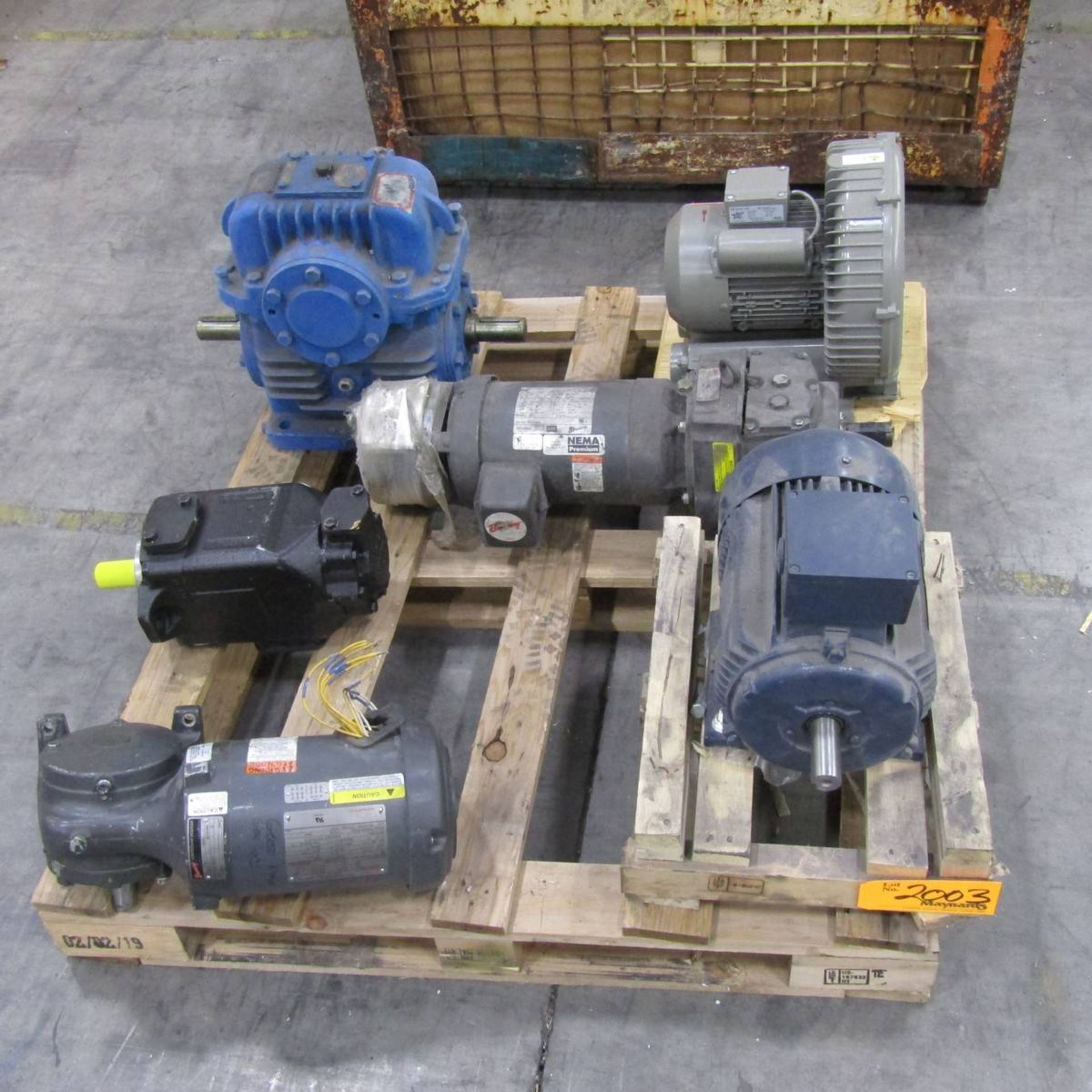 Pallet of Induction Motors