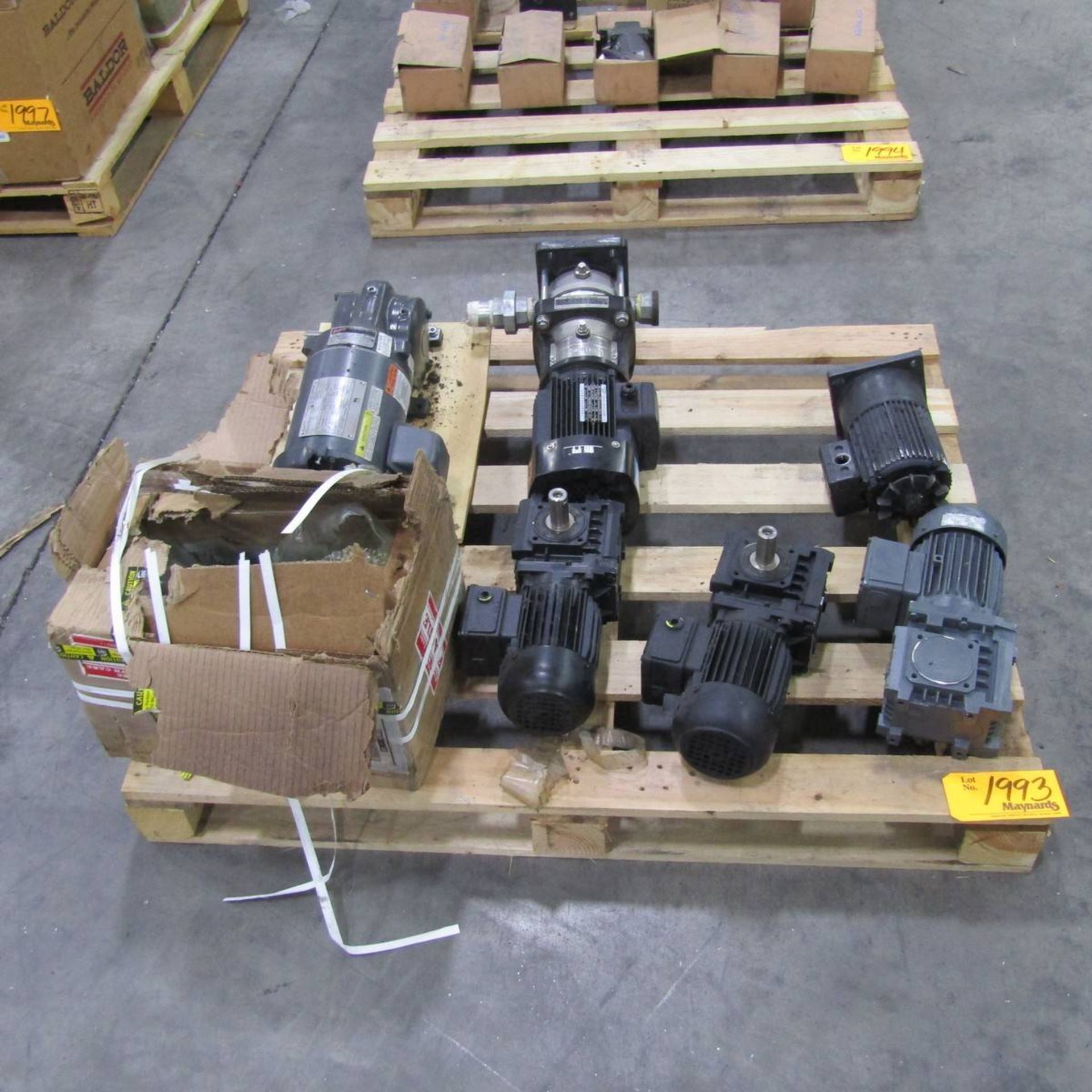 Pallet of Induction Motors