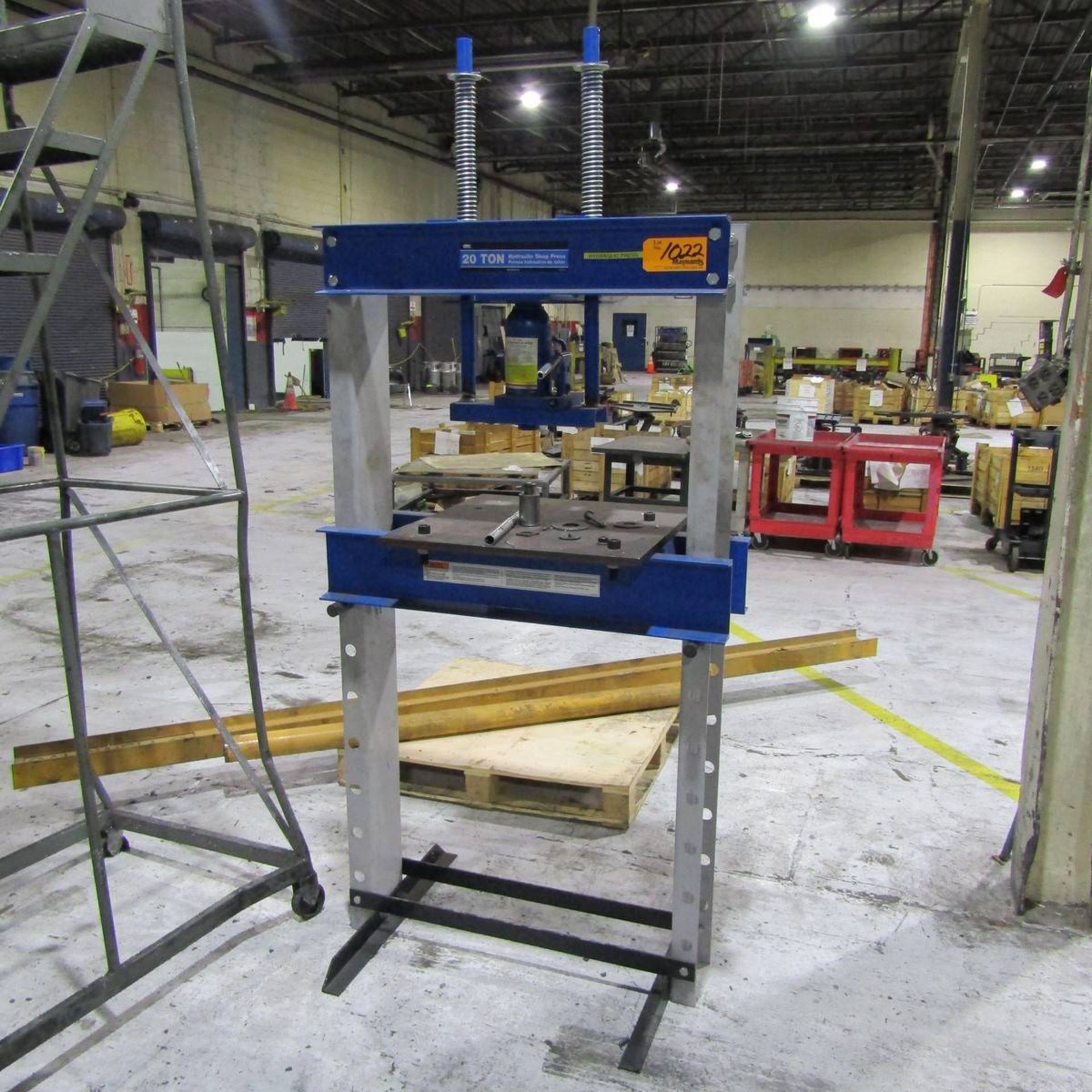 OTC 20-TON Hydraulic H-Frame Press