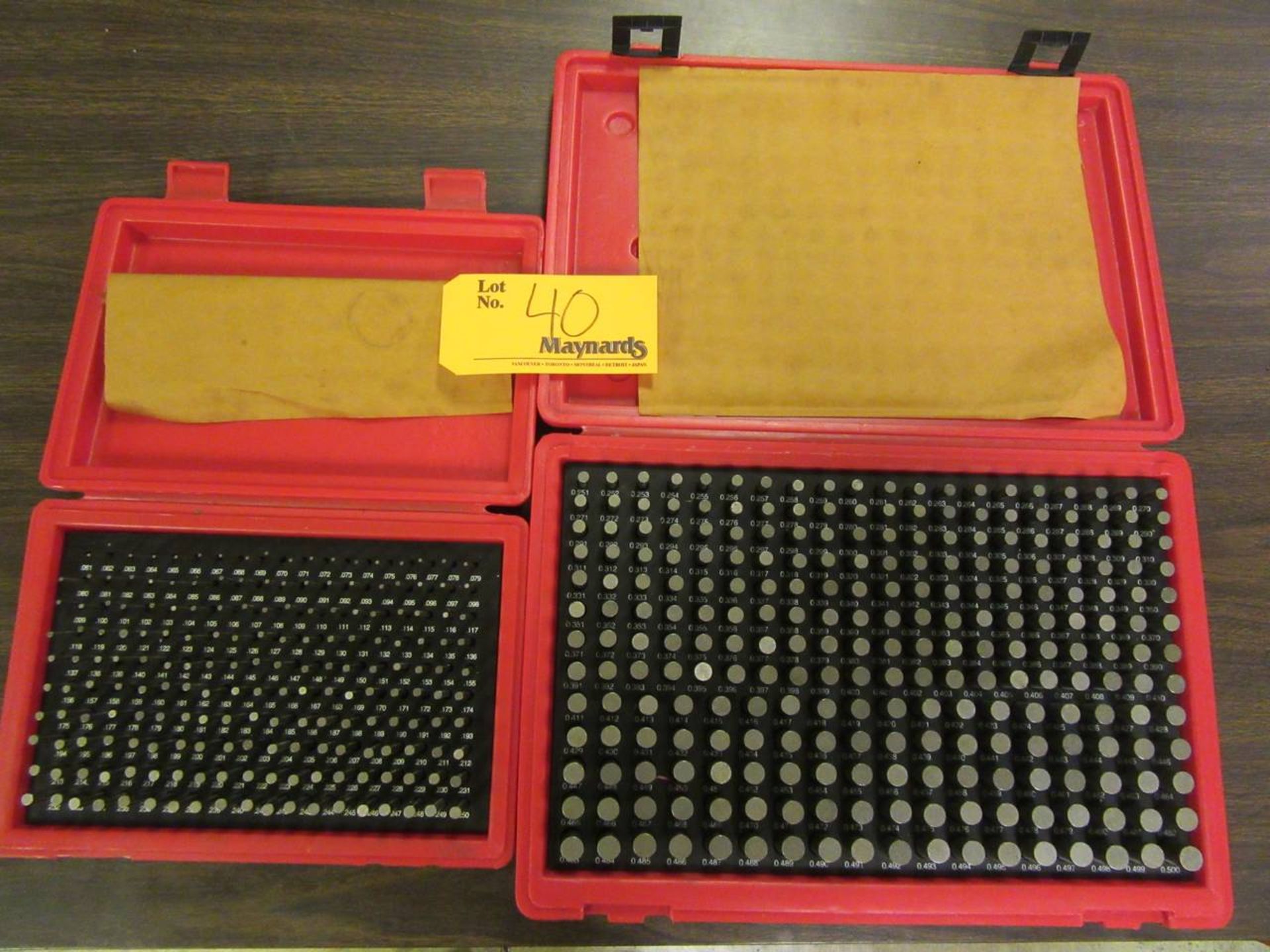 (2) Pin Gauge Sets