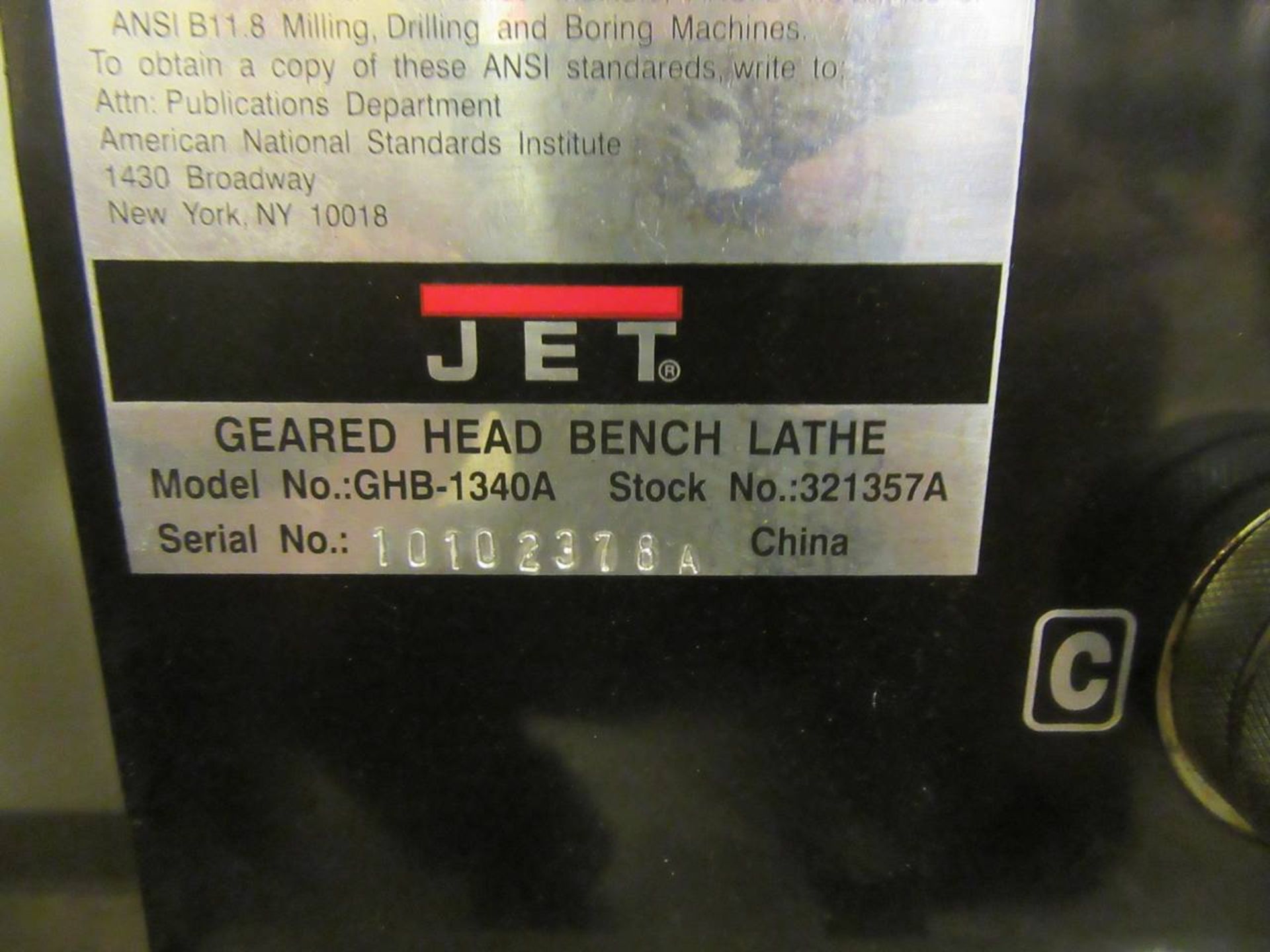 2010 Jet GHB-1340A Gap Bed Engine Lathe - Image 7 of 7