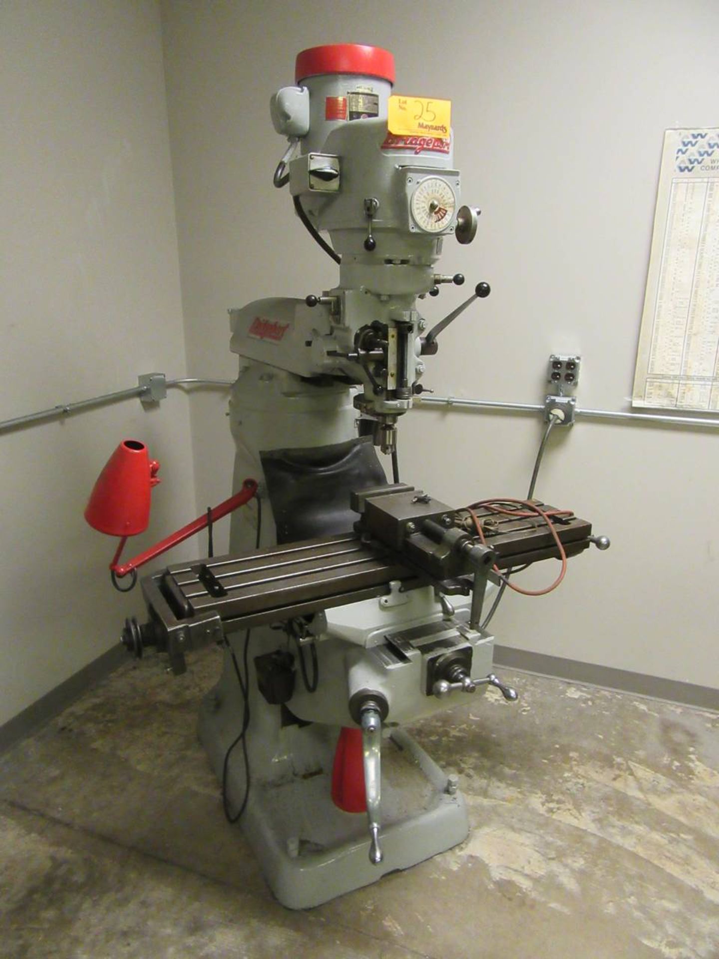 Bridgeport Vertical Milling Machine - Image 2 of 6