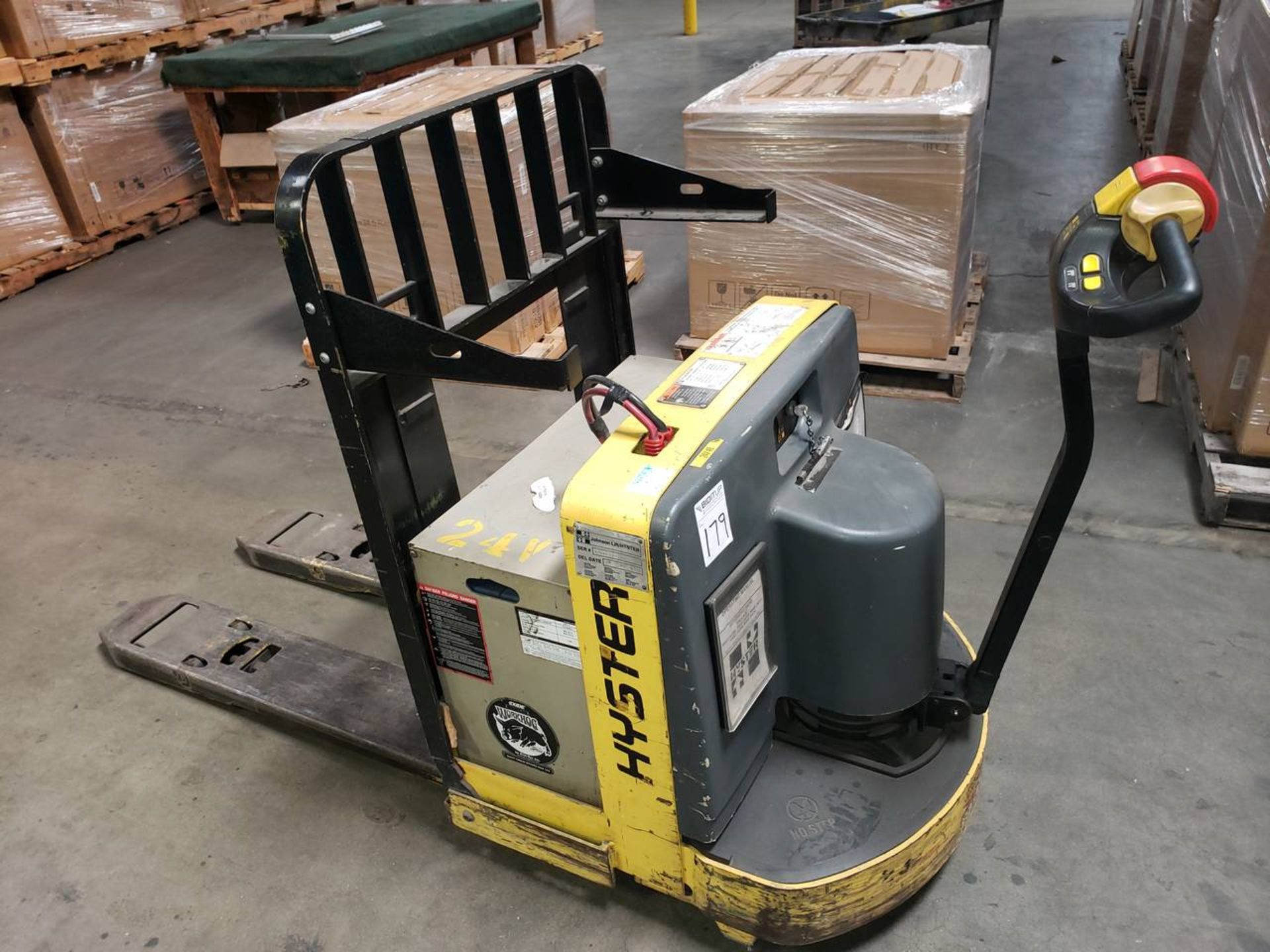 2003 Hyster W80Z 24V Electric Pallet Jack 4 Ton Max Capacity, Hrs- 1,894.7 S/N A234N01636A