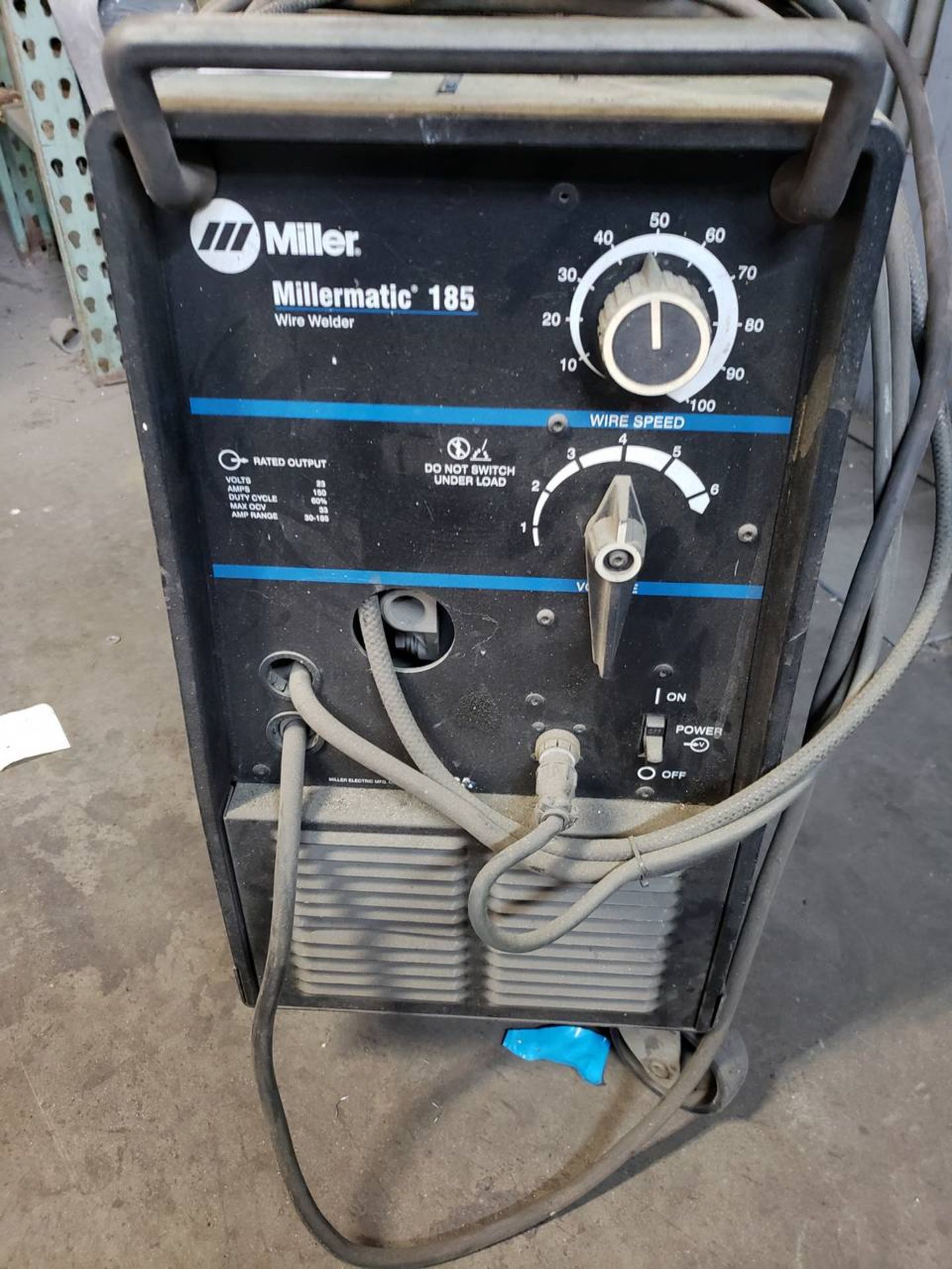 Miller 903497 Millermatic 185 Wire Welder w/Cart 200/230V, 30/25.2A, PH1, w/Union Carbide Gauge & - Image 2 of 6