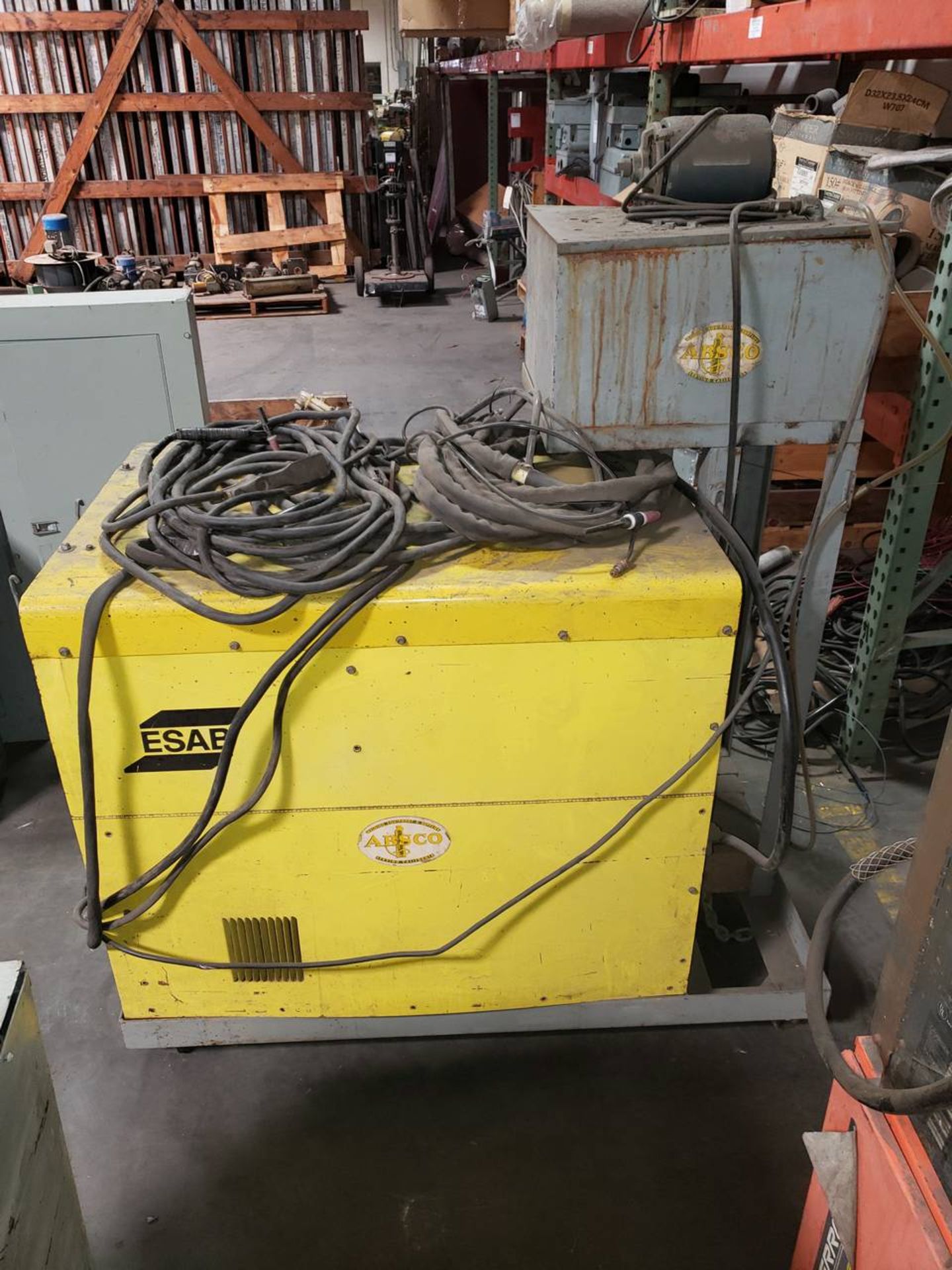 ESAB DTU 300 TIG Welder w/Absco Coolant System, Spare Profax Welding Tip & Cart, 208/230/460V, 100/ - Image 5 of 9