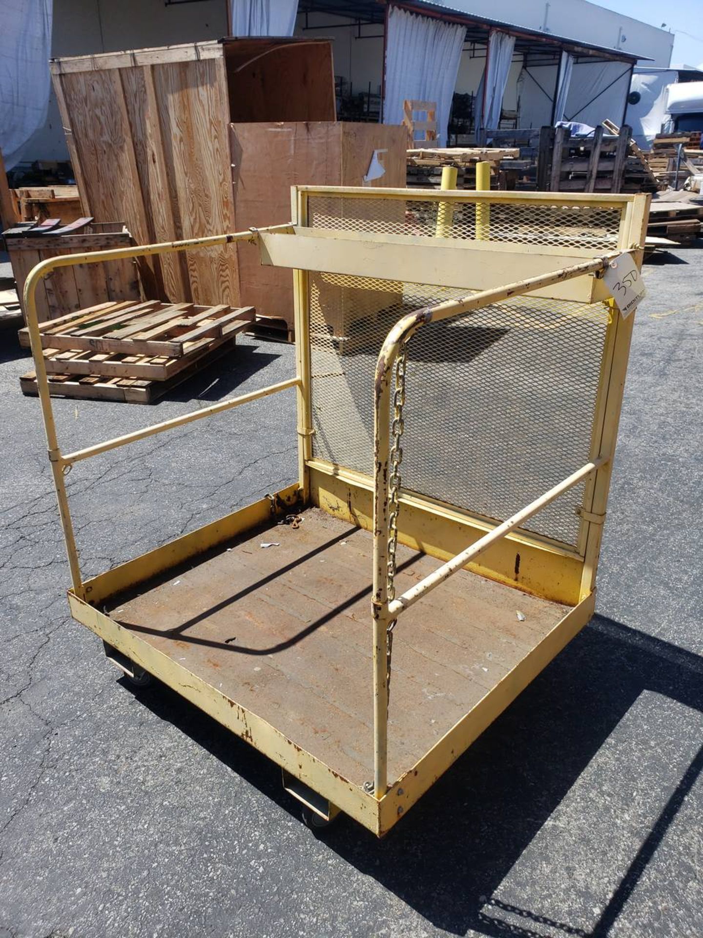 Forklift Platform Attachment 48""H x 48""W x 39""D