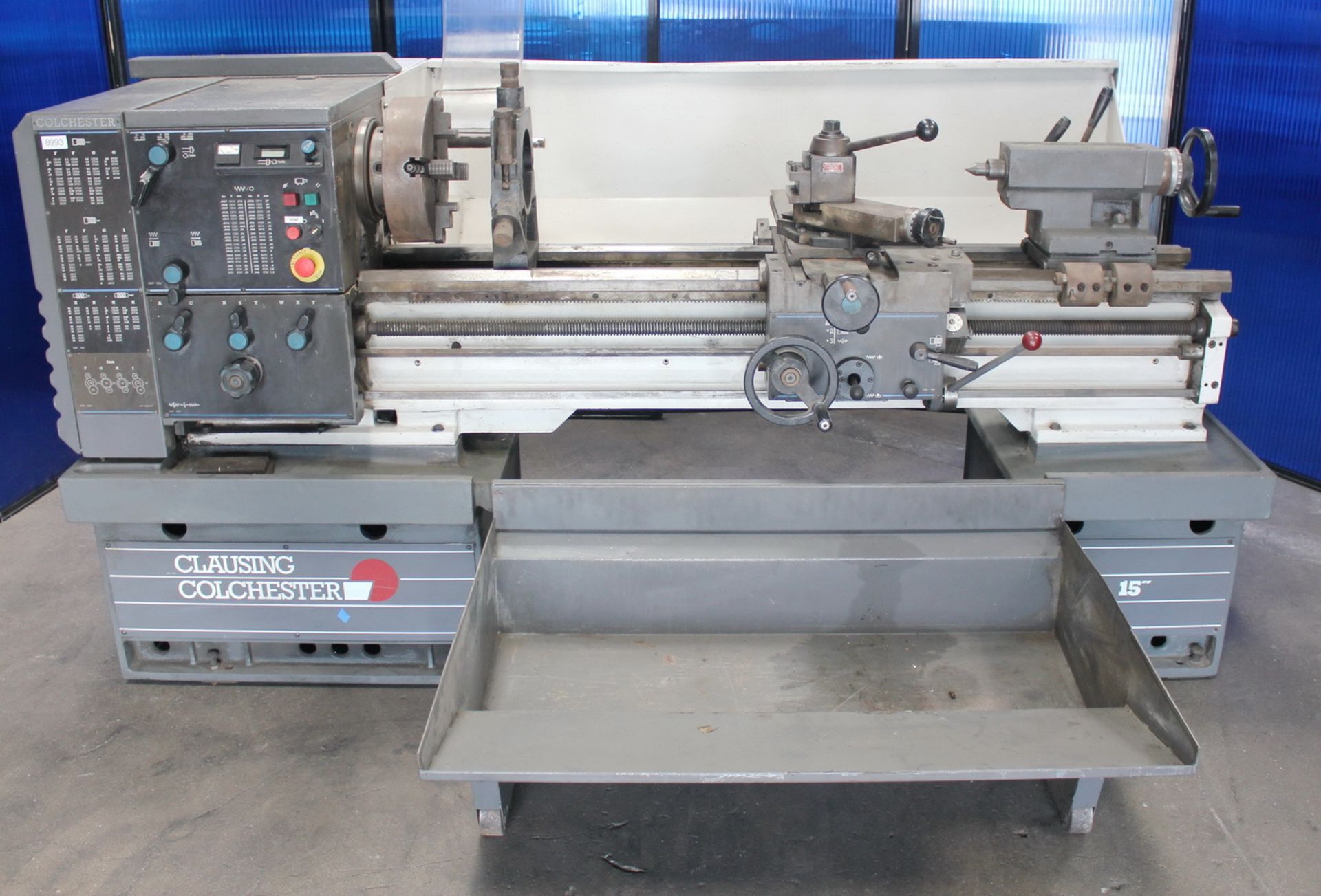 Clausing Colchester Engine Lathe | 15" x 50", Mdl: Triump-15VS, S/N: LVT50S11JV/05274, Located In: