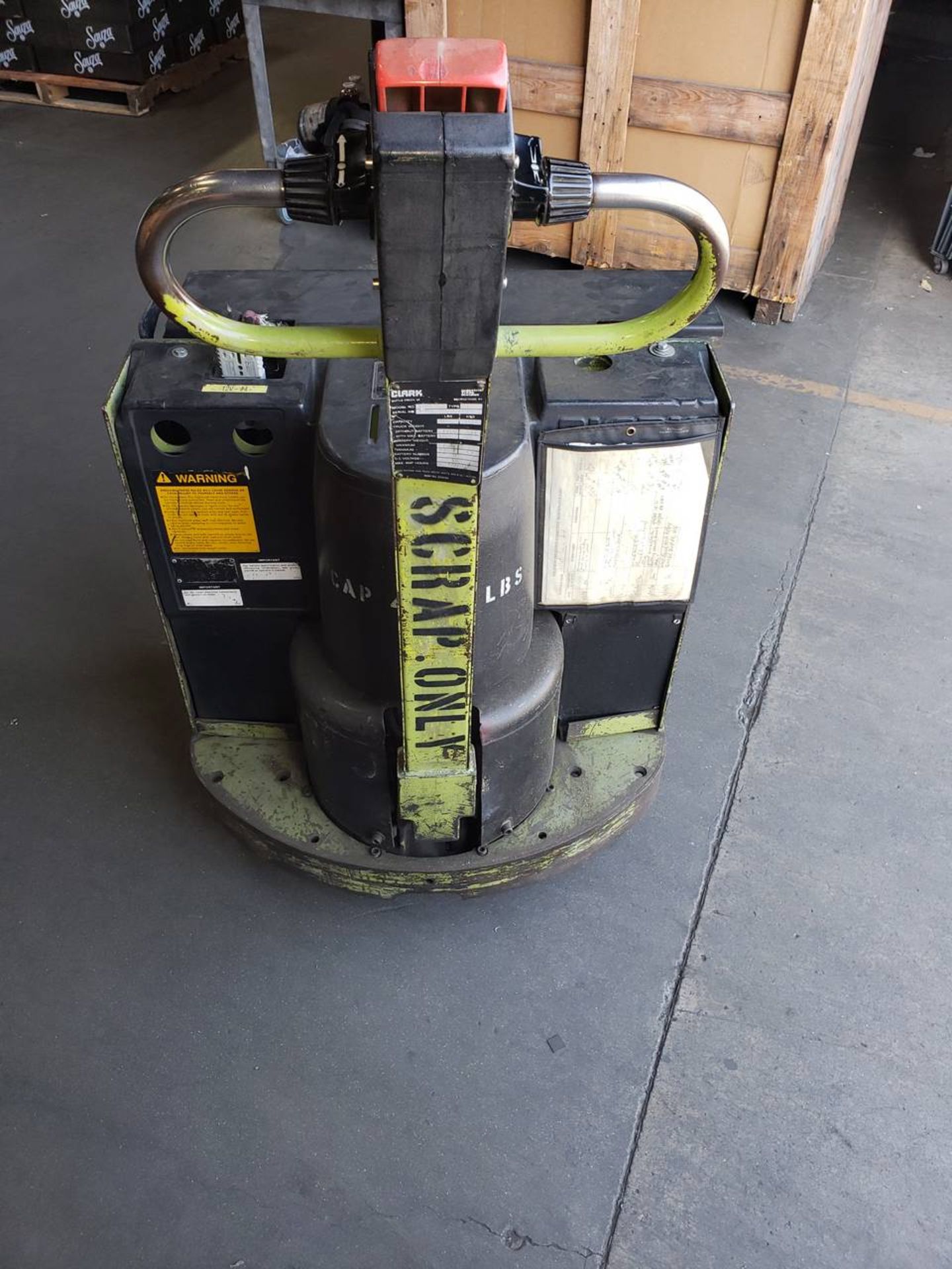 Clark P40E 12V Electric Pallet Jack 2 Ton Max Capacity, S/N P465-429-6930B - Image 3 of 5