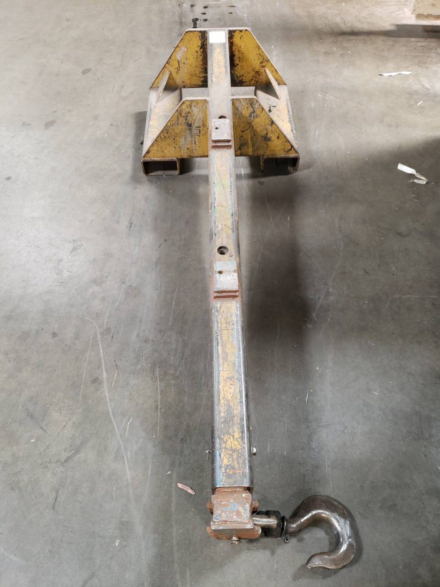 7'-11'L x 16""W Jib Boom Forklift Attachment W/ Hook - (Late Pick Up - 8/1) - Image 2 of 2