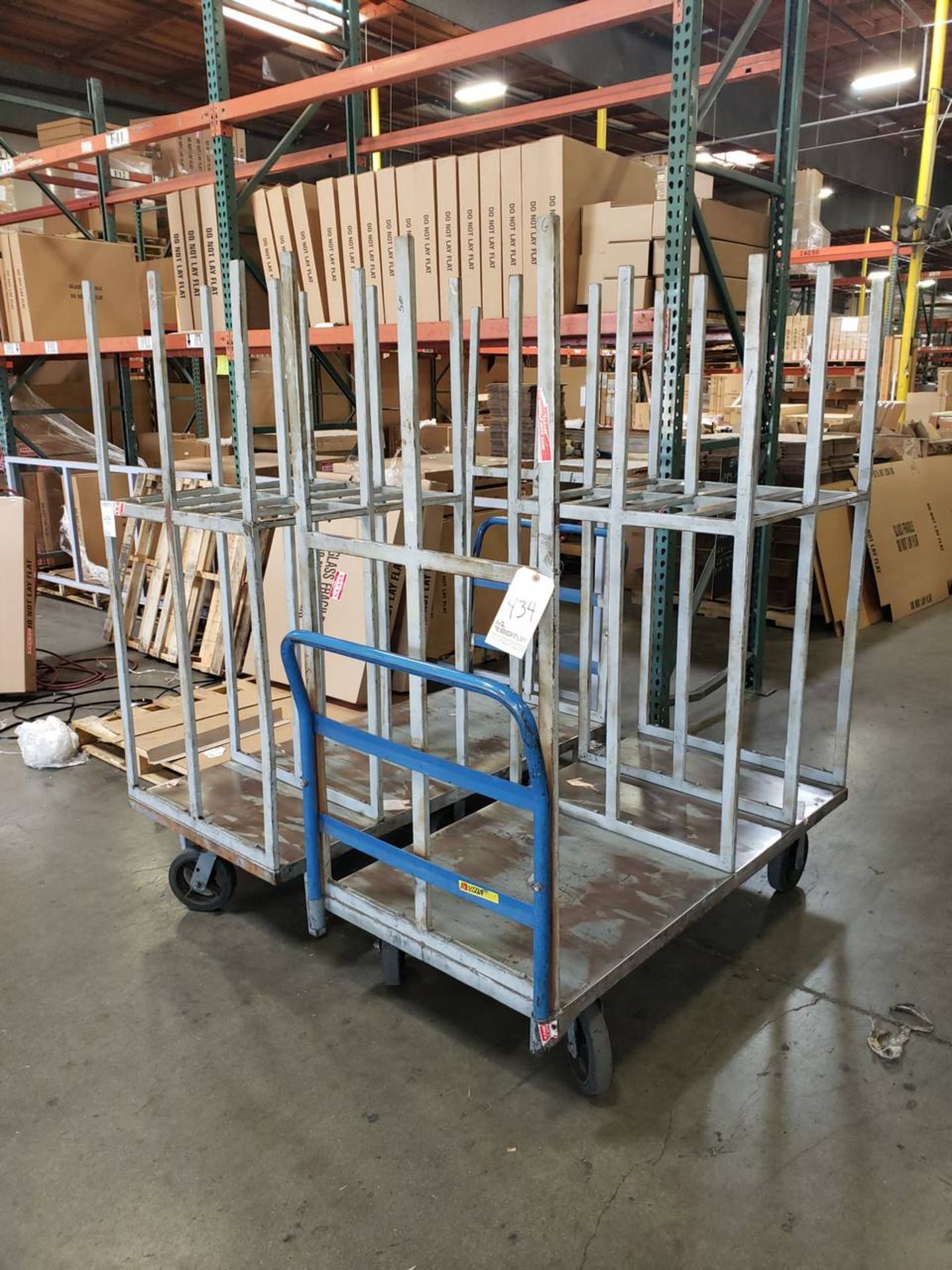 Material Handling Carts 62""H x 29.5""W x 62""L - Image 2 of 2