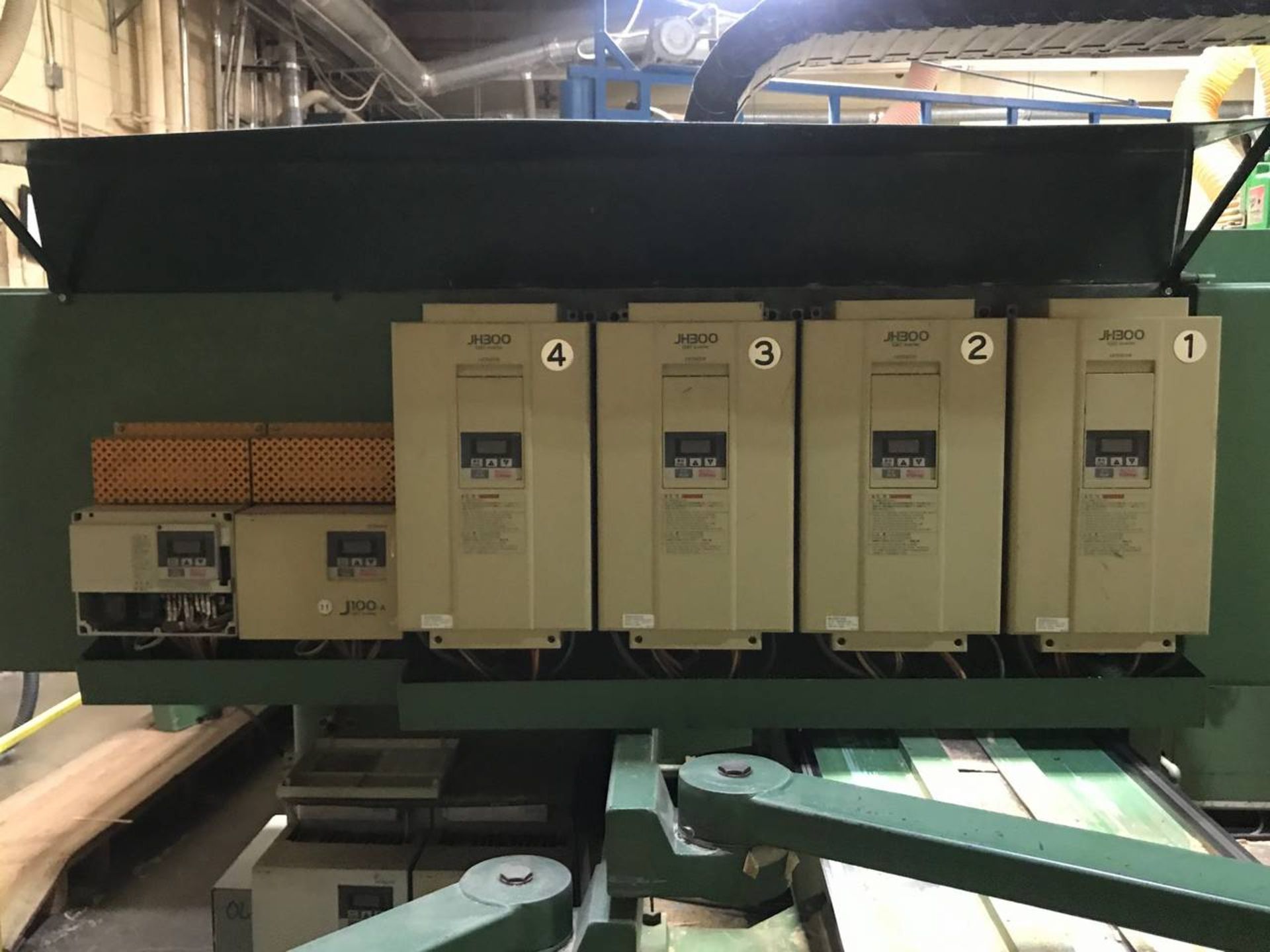 1997 Shoda NC163P3P3426 4 Head, Twin Table, CNC Router, W/ Fanuc Series ...