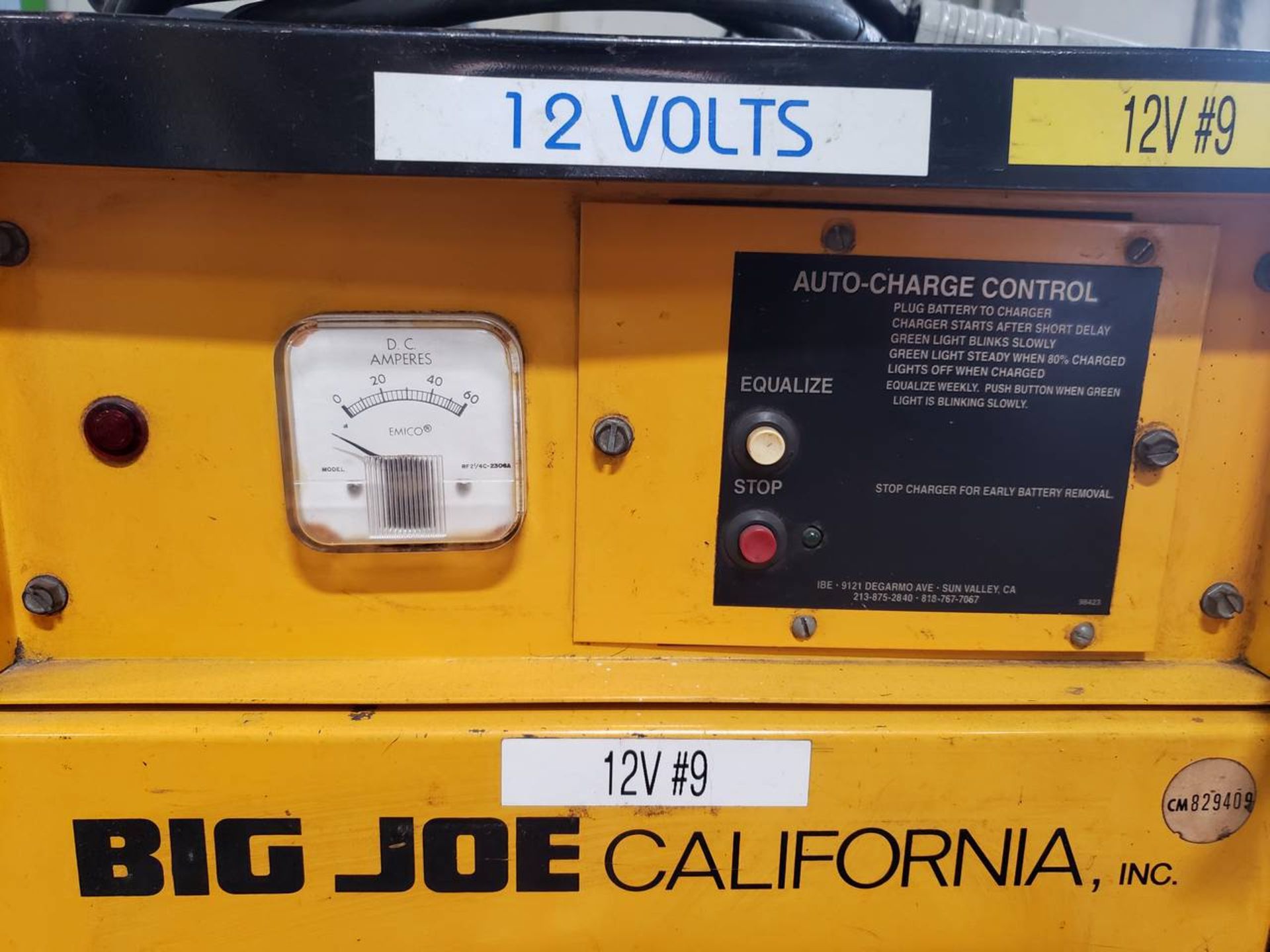 Big Joe 12V Battery Charger - Image 2 of 2